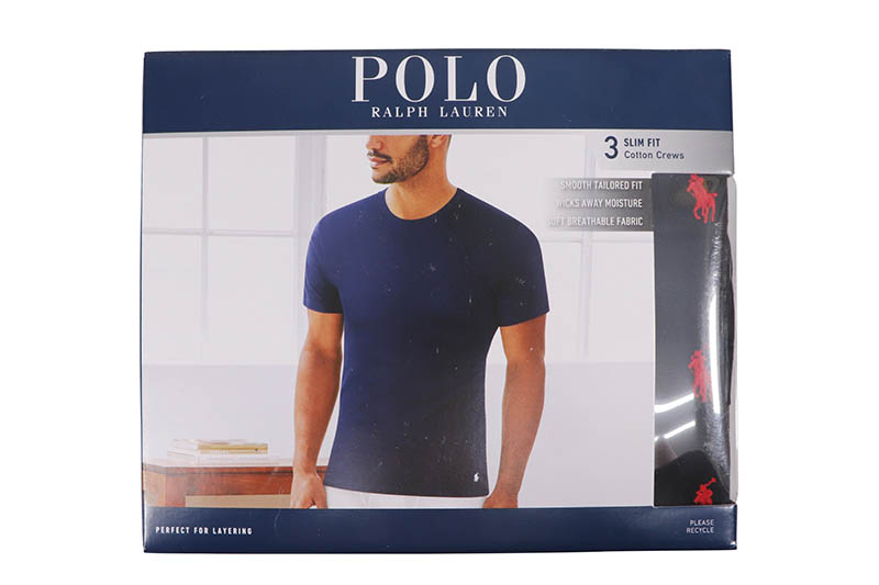 楽天市場】POLO RALPH LAUREN SLIM FIT COTTON CREWS 3PCS