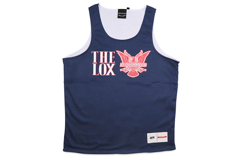 【楽天市場】DIPLOMATS EMPIRE DIPSET x THE LOX NY BASKET JERSEY (WHITE/NAVY ...