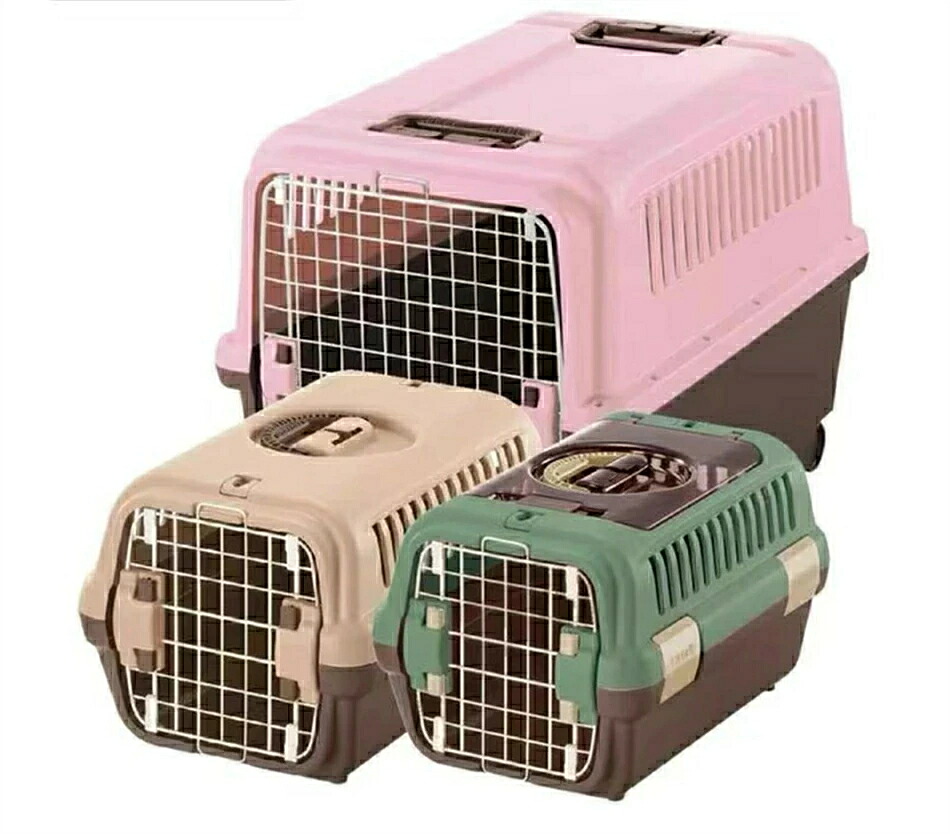 【 高品質.正規品3年保証 】リッチェル キャンピングキャリーダブルドア 超小型犬・猫用 ダークブラウン Sサイズ|aubebeautyland店