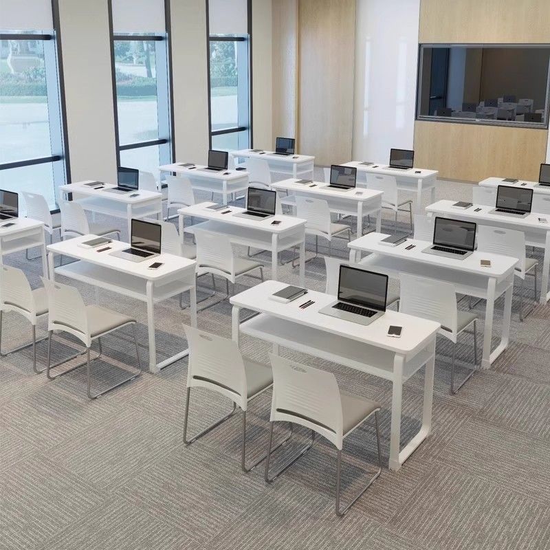 分かりやすいで今めかしいなデュアル早見表、修する用机、話し合い用机、長めの従業員修する机、事務室ワークステーション、事務室用勉強机