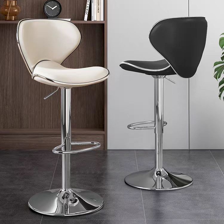 バーテンチ、家庭用昇降式高脚チェア、モダンでシンプルなバー用椅子、レジフロント用背もたれ付きのバーチェア|グロースショップ
