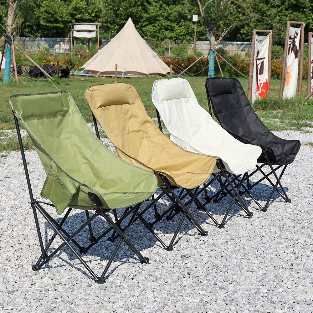 アウトドアチェア 折りたたみ 月亮椅 ムーンチェア 超軽量 アルミ製 ハイバック コンパクト 椅子 キャンプ 椅子 釣り 登山 持ち運び 便携式 収納袋付き レジャーチェア|グロースショップ