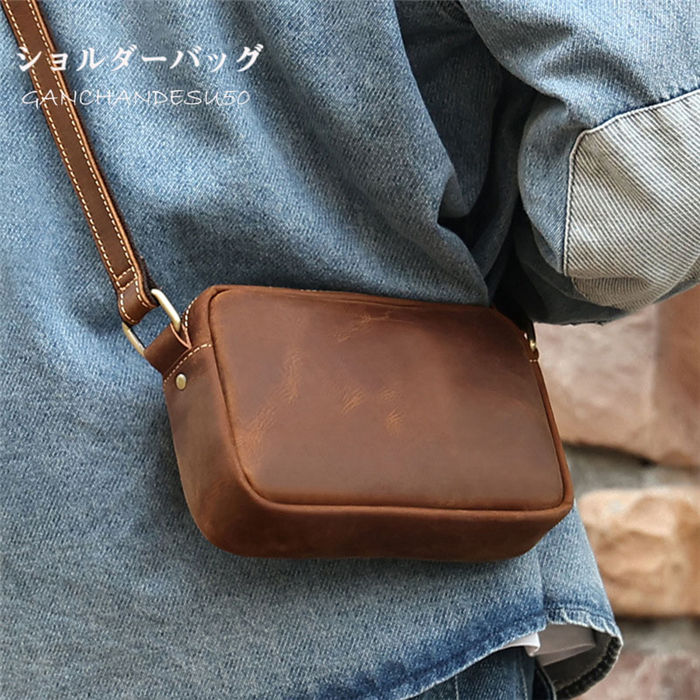 軽量 メッセンジャー 送料無料 旅行 アウトドア シンプル 肩掛け バッグ ビジネス 父の日 鞄 斜めがけバッグ メンズバッグ バッグ 本革 斜め掛け 牛革 カジュアル バッグ ショルダーバッグ 通学通勤 メンズバッグ｜グロースショップ
