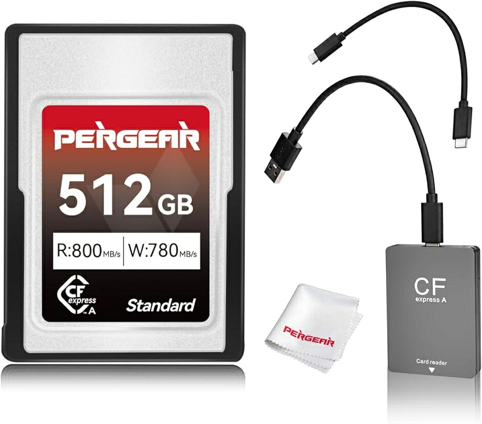 【互換品】シリーズ 512GB Type メモリカード カードリーダー付属 最大780MB/秒の書き込み速度 4K 30P|グロースショップ