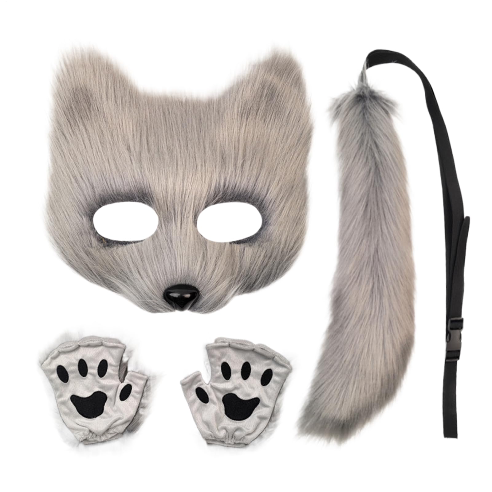 Girls用稲荷御召しもの, ハロウィン コスプレ 付属品, 猫顔覆いかぶせる付き添い人 グローブ 御召しもの, 寄りあい 見せ掛け舞い踊る会 御祭り 成年者 青少年向け