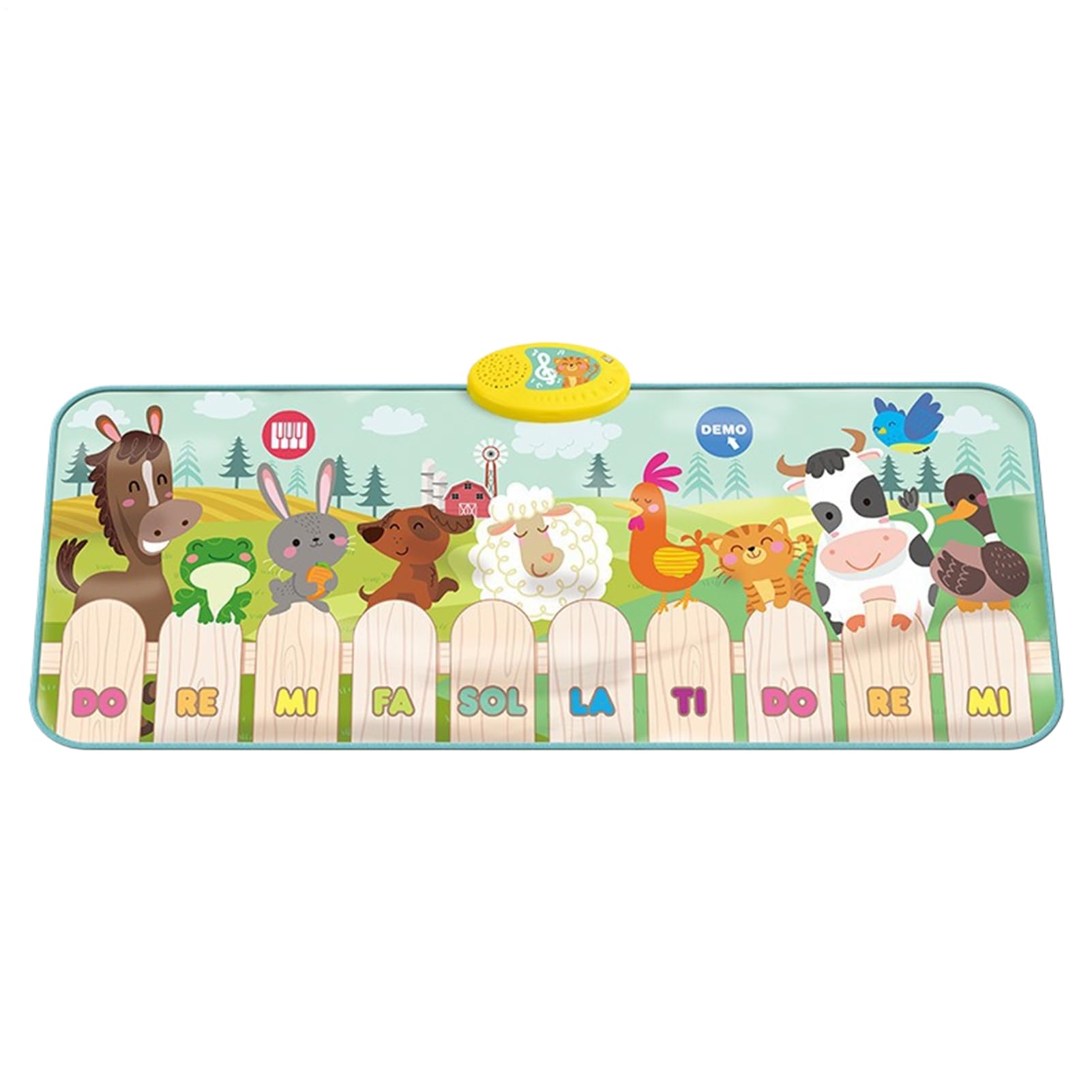 音楽マット | インタラクティブ楽器 9動物の音 - 幼児音楽マット | 1歳以上の子供の発達と感覚遊びとプレイタイムと保育園と家庭ジム向け｜グロースショップ