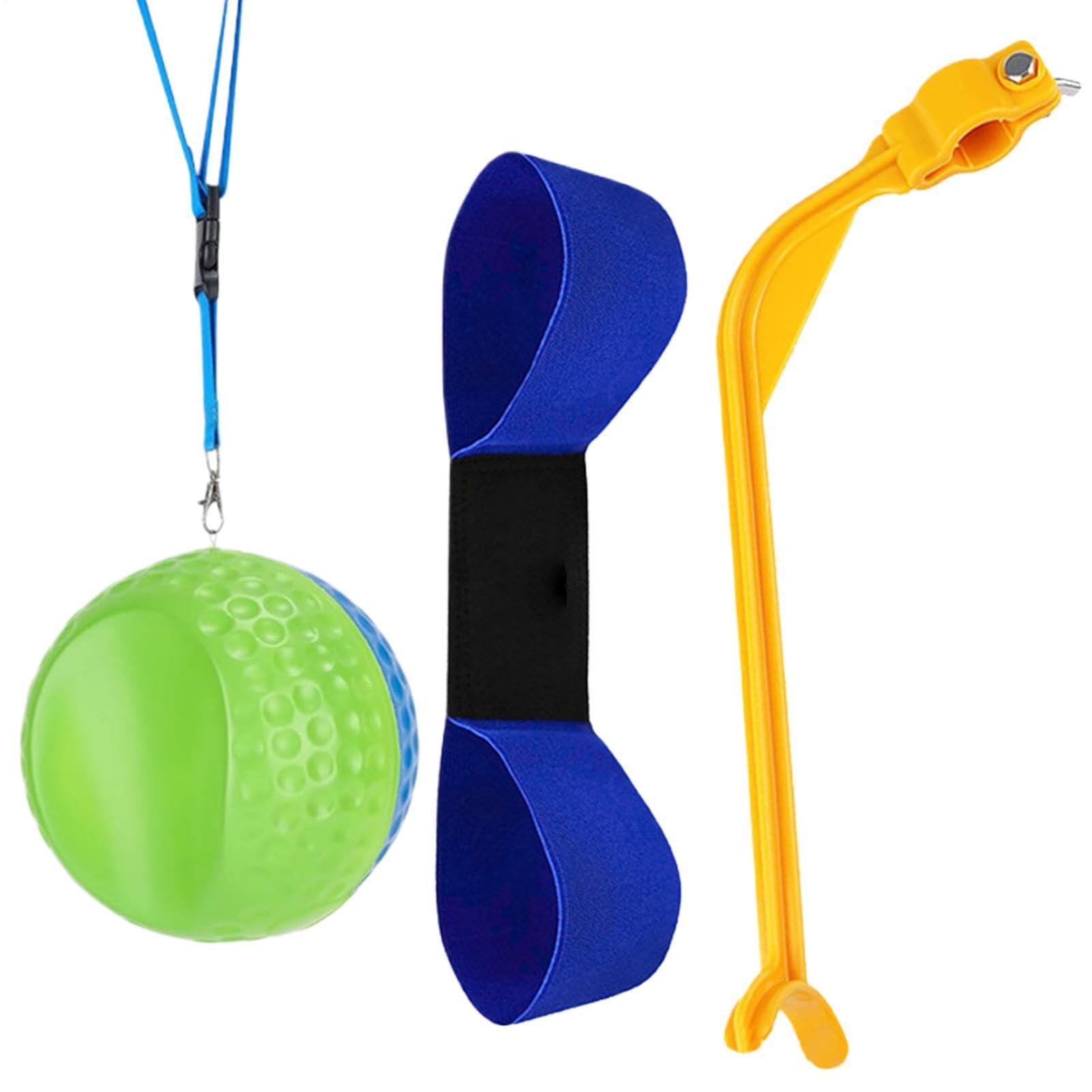 ゴルフ トレーニング の 補助 に 適した エイド ボール 用品,3ピース 本格的携帯用 - ゴルフ スイング トレーニング ボール | メンズ レディース インドア アウトドア グラウンド コース フェアウェイ ドライビングレンジ用|グロースショップ