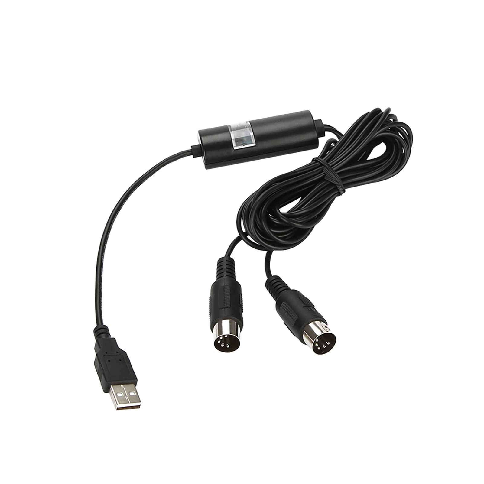 ユニバーサルmidi to USB有線テレビ変換器、LED表示計器付き添い人midi USB界面、陰電子鍵盤やギター用のプラグアンドプレイmidi to USBアダプタ、Windows相応う
