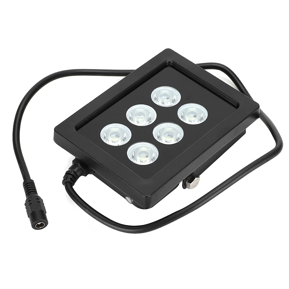 DC12V 6LED フィル点火装置、防犯監督すること用雨合羽写真機点火装置、IP66相応う屋外用LEDフィル点火装置（8～90°変数式据え置き鉤括弧付き添い人）、軽銀アロイ製外殻