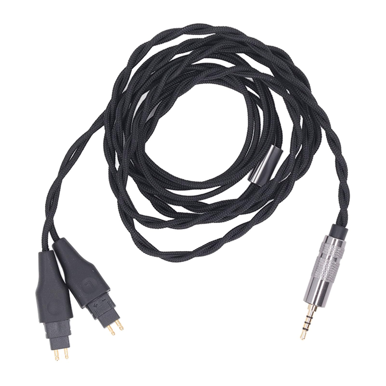HD650、HD6XX、HD580用ヘッドフォン交換ケーブル、2.5mmバランスプラグ付き銀メッキ銅製アップグレード線、低ノイズ・絡まりにくいケーブル｜グロースショップ