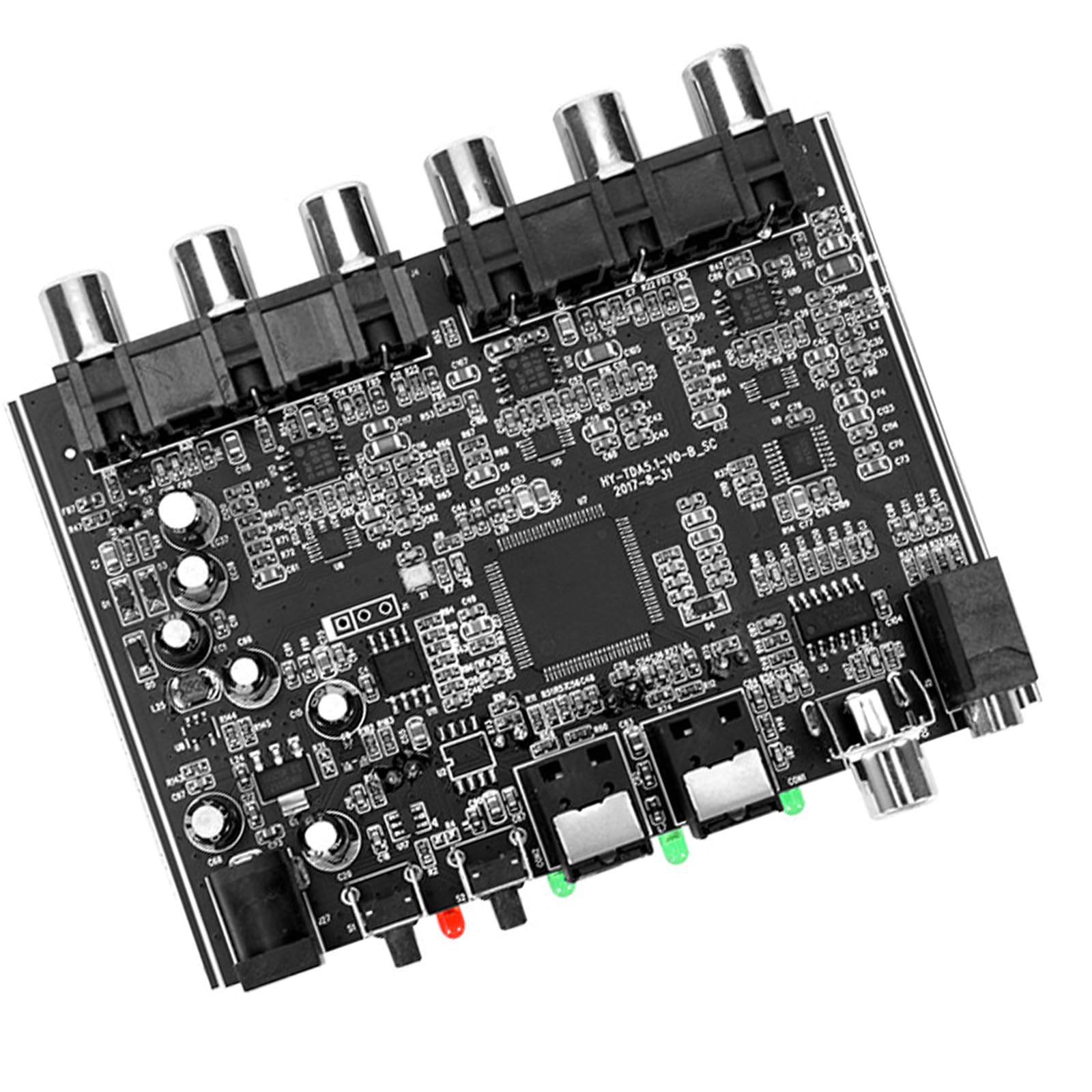 SPDIF 同軸 アナログ 響き 変換器 愉しみ 取り合わせ用の 5.1 通信路またはステレオ最終生産物を生み出すこと アナログ 響き 変換器