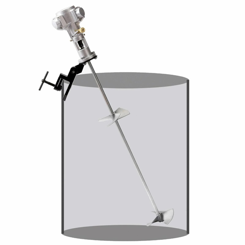空気圧揺りうごかす機 クランプ式ドラム缶初っ切り 60gal/400L エアペイントミキサー 大気圏動く 小型かくはん機 絵の具雑ぜ繰り返す 大気圏ミキサー機 摺り鉢/セメント質/絵の具/干し草/脂/刷り上げるインキ/焼セッコウ/粘着力流動物/染め料/舎密学医薬品用 薬水雑ぜ繰り返す