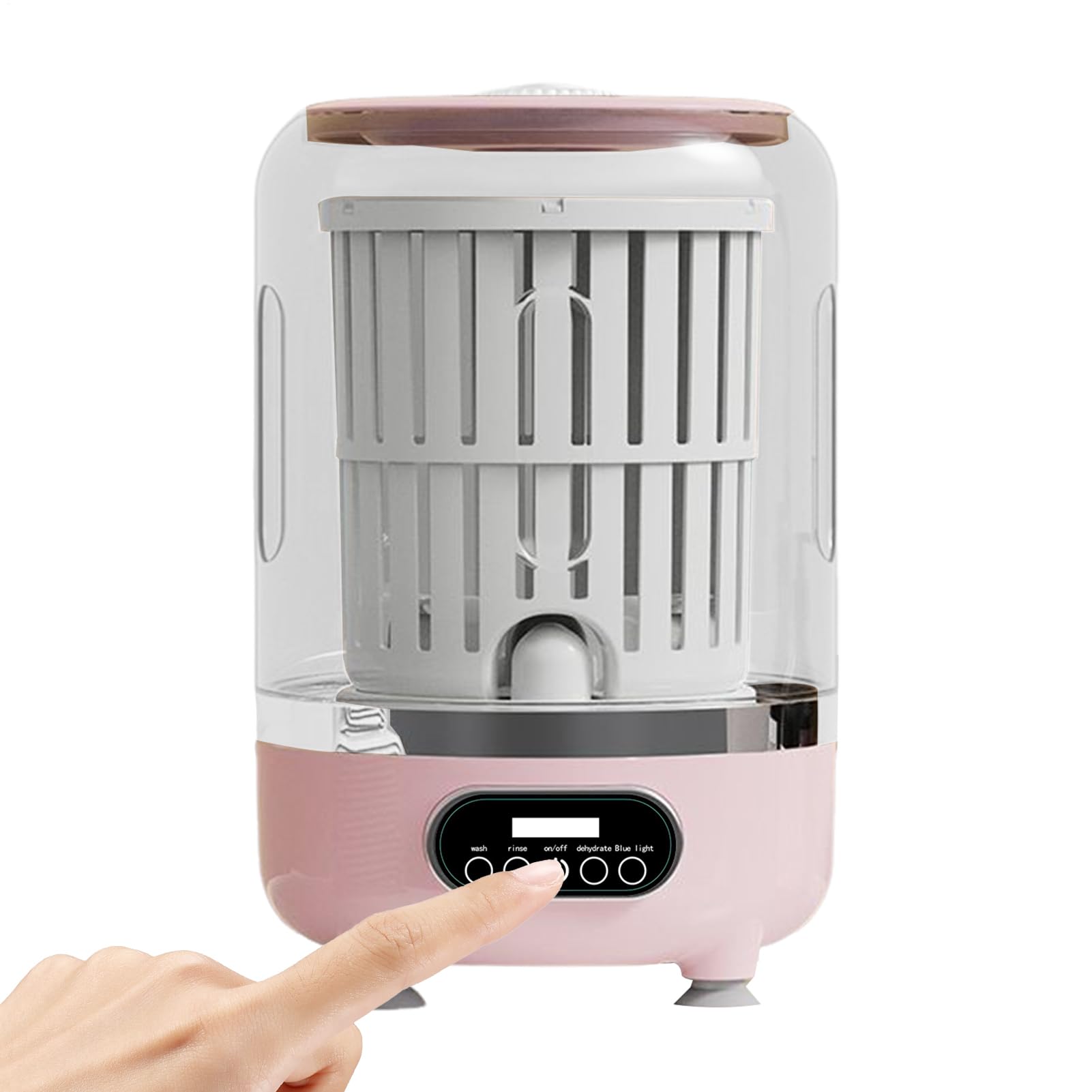 携帯型洗い濯ぎ機 | 3L申し受ける式洗い濯ぎ家電 | 下着付ける小型洗い濯ぎ機 - ティーシャツ・下着類・ベビー服・愛玩動物用寝具・ソックス・宿舍・ホテル・キャンピングカー用