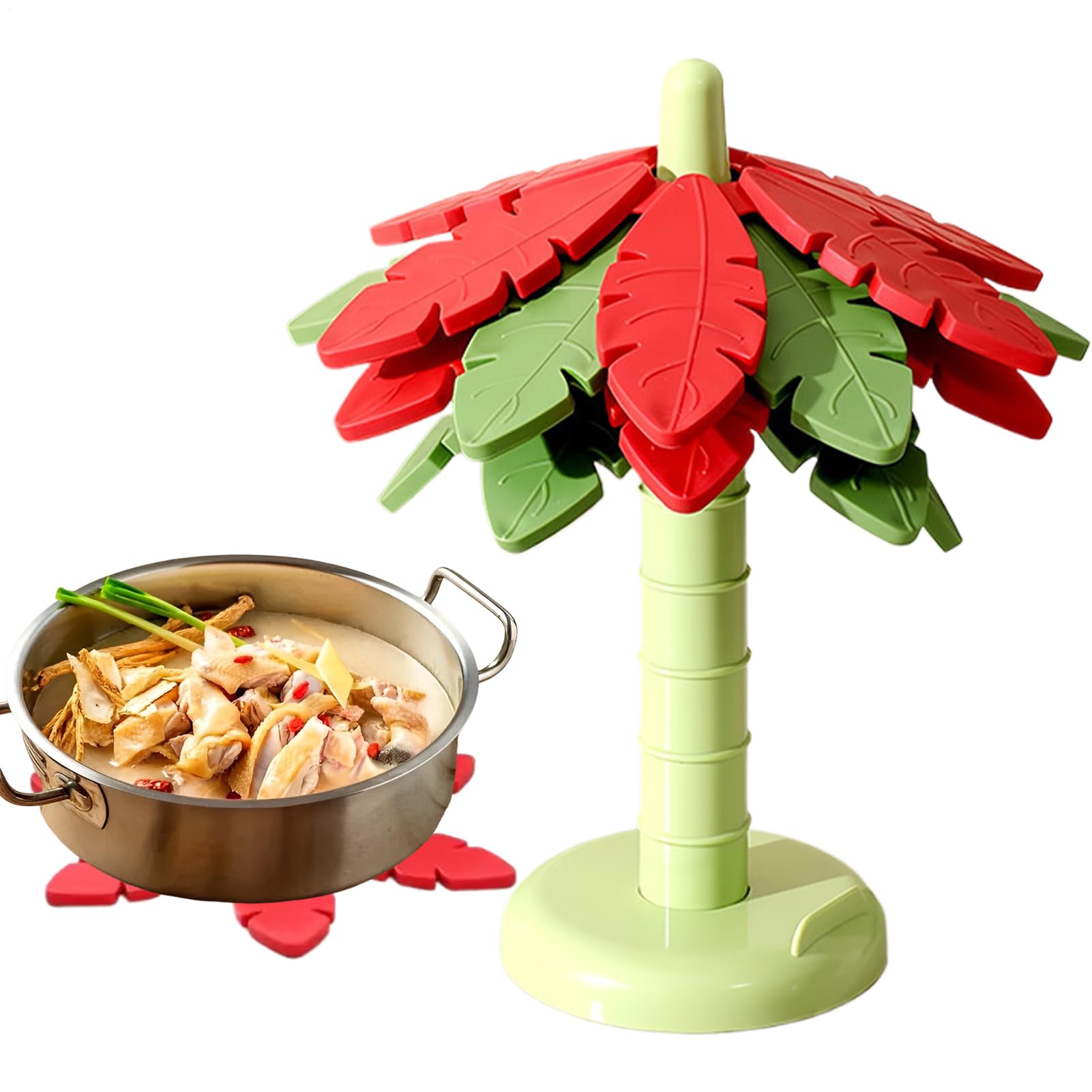 Trivet Tree | 納めるに 天然木コースター - 耐熱つや消し 勝手もと膳立て皿晩ご飯時刻表食器防御すること用