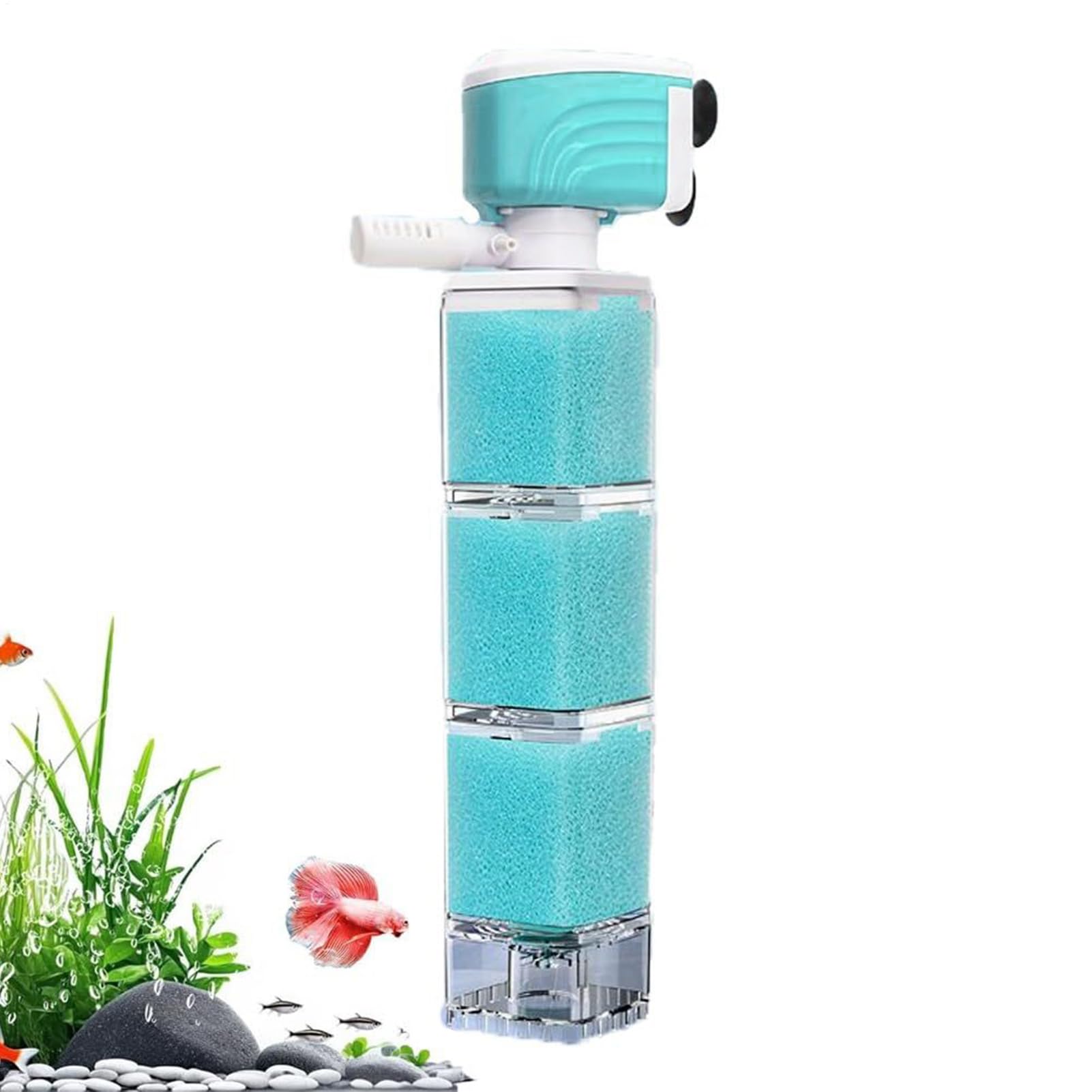水槽ポンプ - アクアリウム循環内部フィルターポンプ | 淡水・海水飼育用清掃スポンジ 愛好家・ペットショップ・家庭向け|グロースショップ