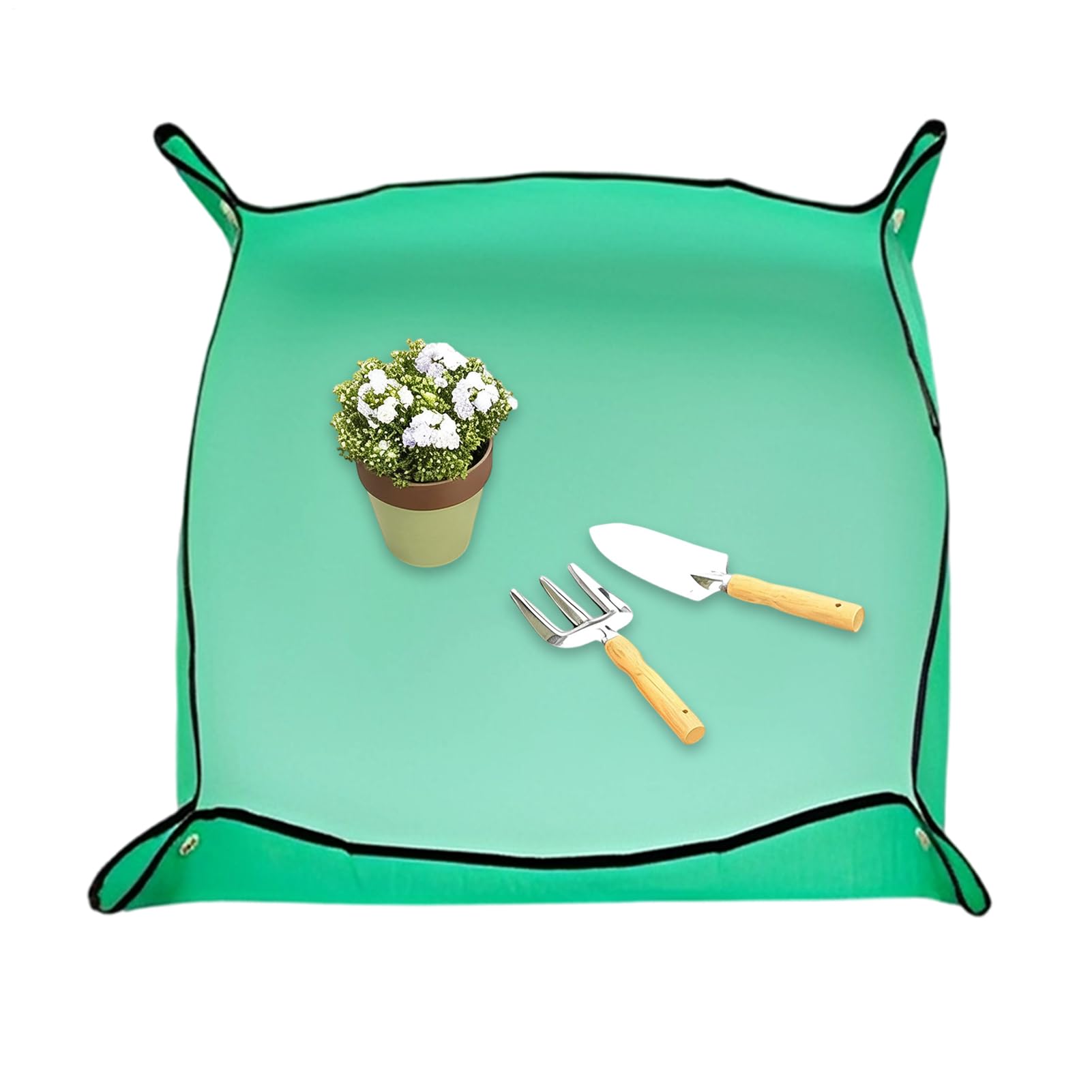 草木用植え替えつや消し | 1米突四方身寄り用ガーデニング御役目パッド,屋内用リポッティングマット,男女兼用 身寄り園芸 植え取り替えっこ・切り調える・水やりに