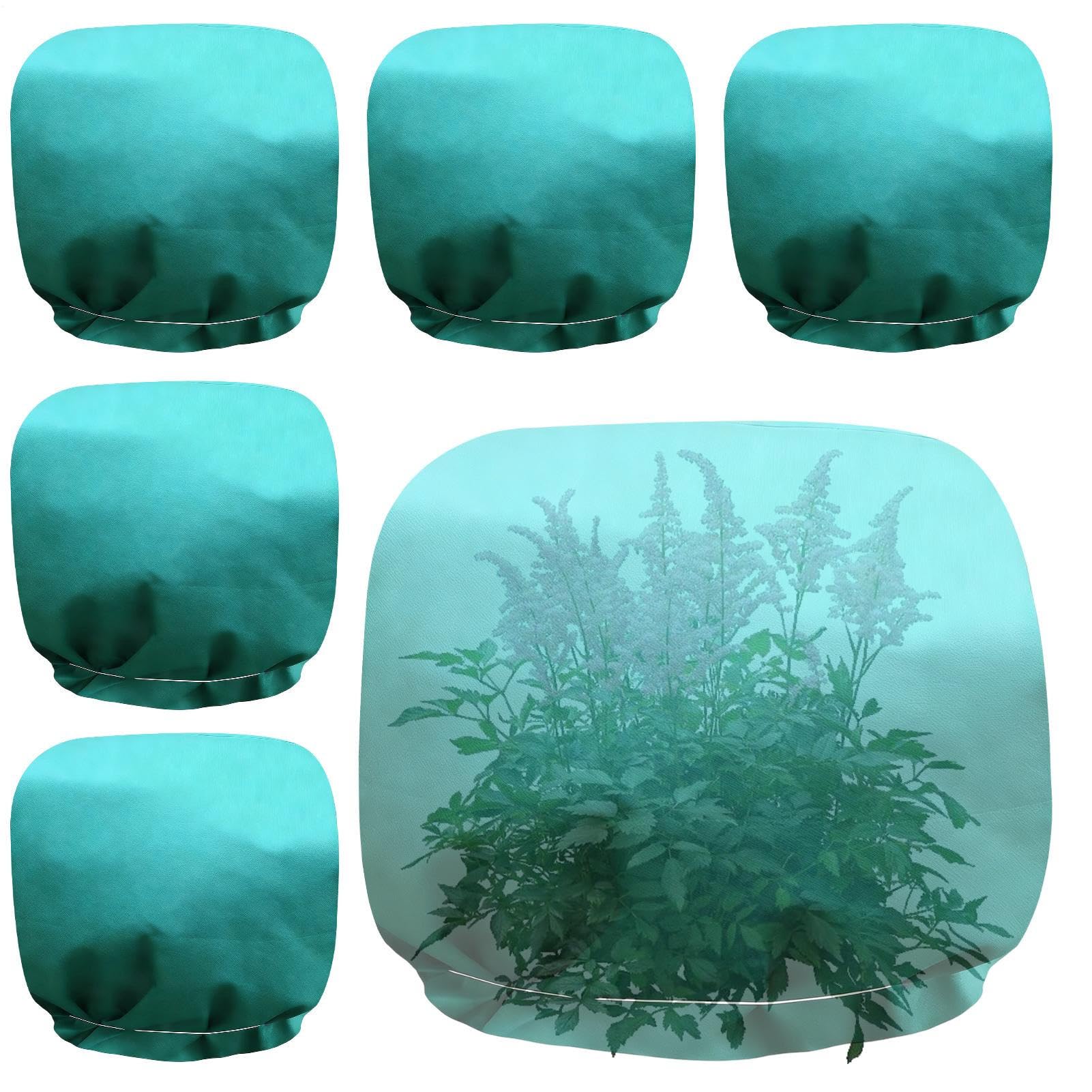 植物用 冬対策 カバー - 6枚セット プラントプロテクター,厳冬期 樹木保護 耐寒資材,温室・ランドスケープ・屋外・裏庭・レイズドベッド・冬・農場・林業用｜グロースショップ