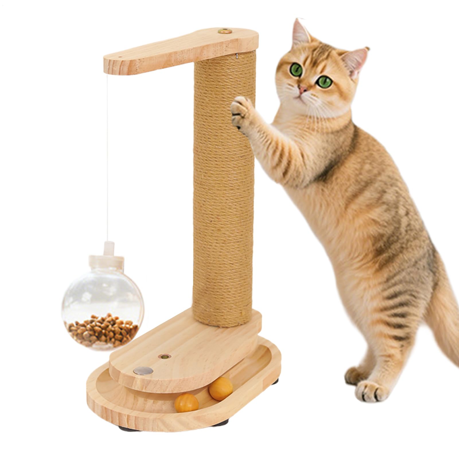猫用爪とぎ郵便うけ,インタラクティブなサイザルロープ猫遊び道具 | どんぶり鉢貨物自動車付き添い人爪とぎ郵便うけ - 子ネコから大型猫まで身寄り屋内用寝椅子壁引っ敷きでの上り勾配命のせんたくエンリッチメント遊び道具