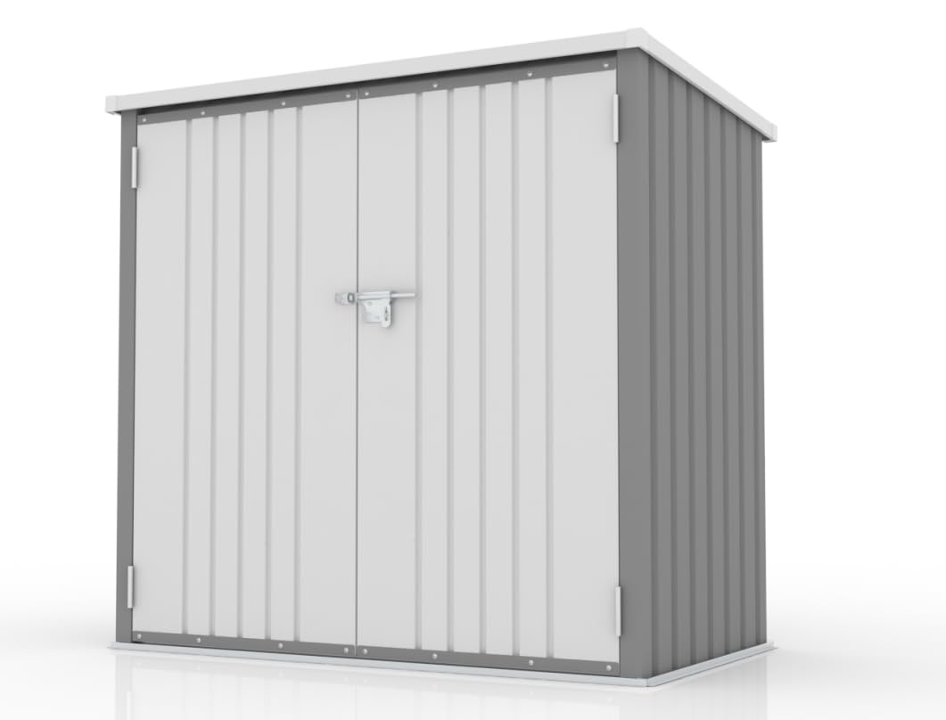 屋根裏部屋 室外納める庫 1600L 大電気容量 金属元素製 両開き部屋の入り口 施錠能力のある 雨合羽防錆 手ごわい腹積もり 室外 縁側 苑地納める用 納めるボックス席【底板なし】