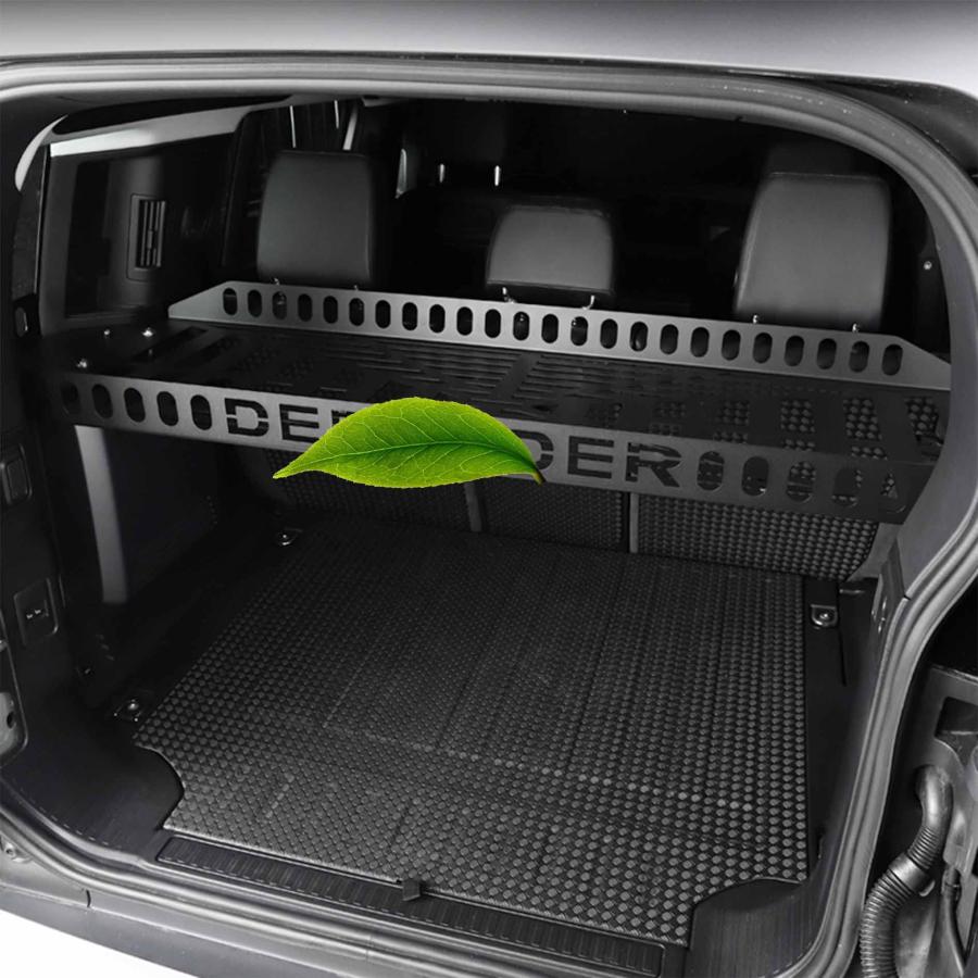ランドローバーディフェンダー 110 2020-2025年 に適用 リアトランク収納ラック 拡張棚 荷物棚 車のトランクインテリアリアカーゴバスケッ 耐重 スペース活用 簡｜グロースショップ