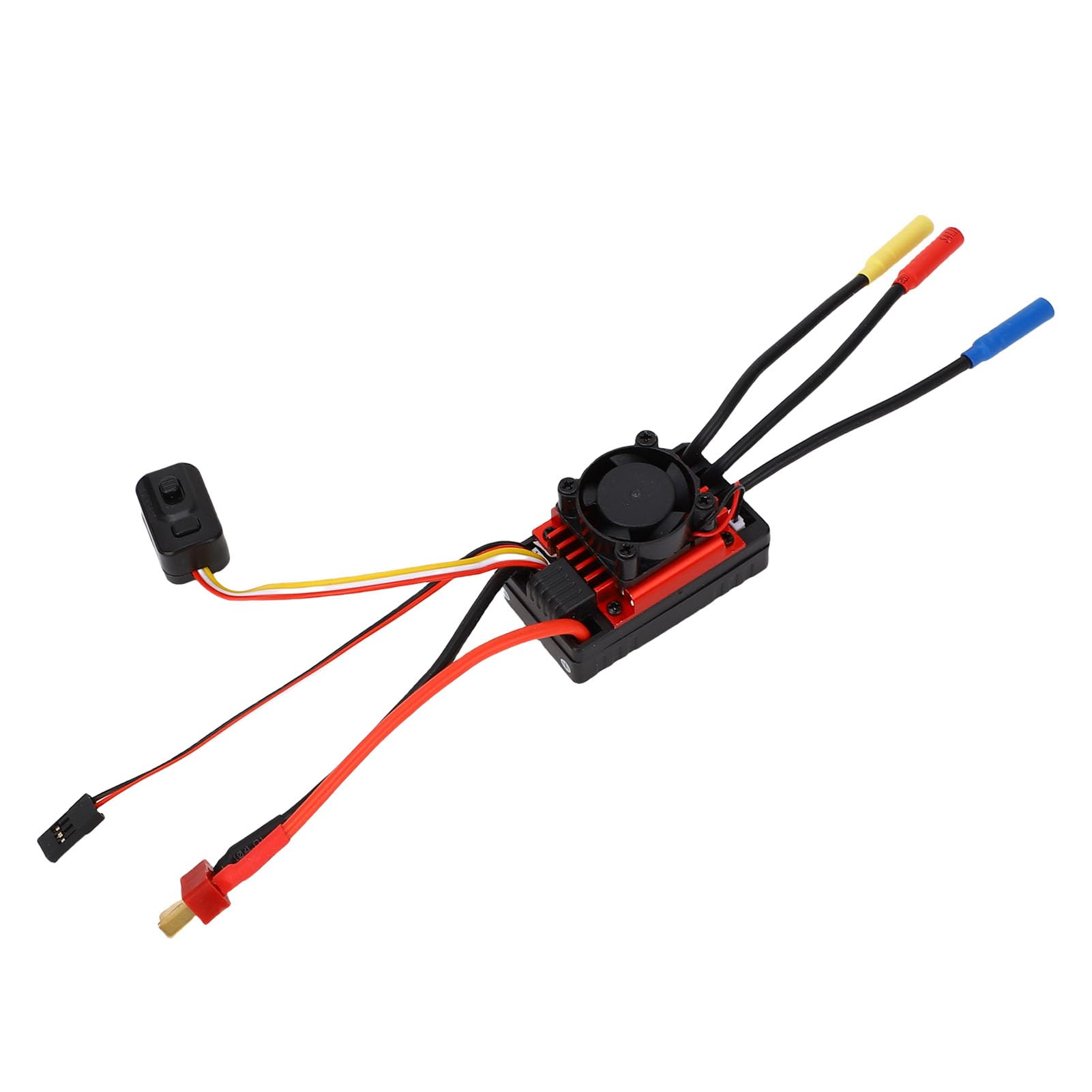 RC CAR ESC 60Aブラシレス5.85V 3A BEC OUTPUT RC CAR電子速度コントローラー1/10トラック用の冷却ファン付き｜グロースショップ