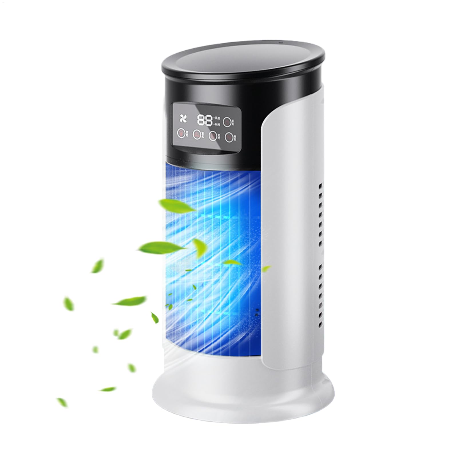 OneV FT 冷房装置気違い | USB 人間用小型冷房装置気違い 合わせる能力のあるな風量 300ml 水貯蔵タンク 室内冷やかす 静音腹積もり 人間冷房装置 執務室 事務机 旅する用 | 軽さ パウダーコンパクト 移動性冷房装置