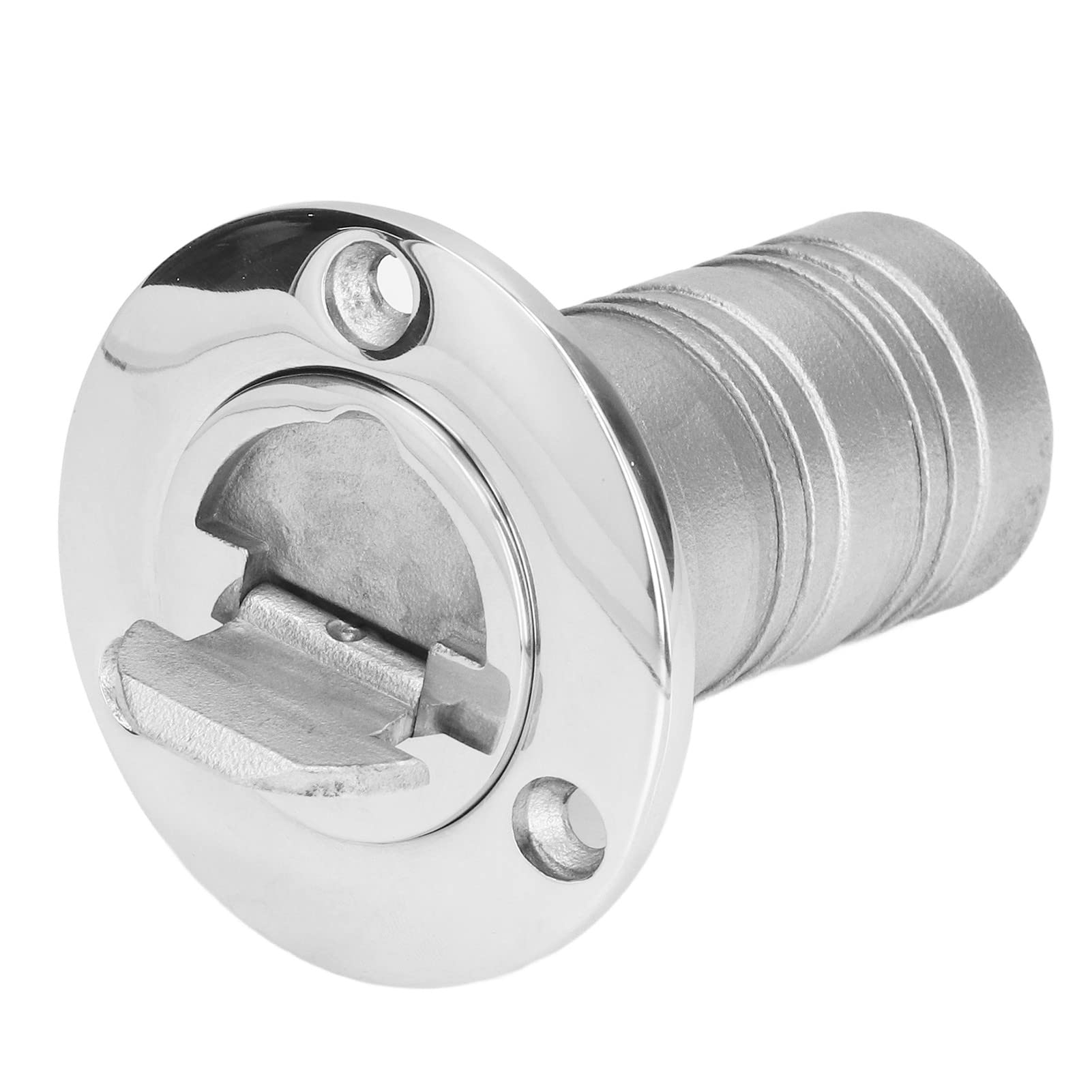 TOPINCN 38mmステンレスボート給油口海洋用フィラーアクセサリー耐久性のある水注入口316ステンレススチール 燃料給油ポート キーデザイン オーシャントラックキャラバントレーラーに適用 シルバー色1つ|グロースショップ