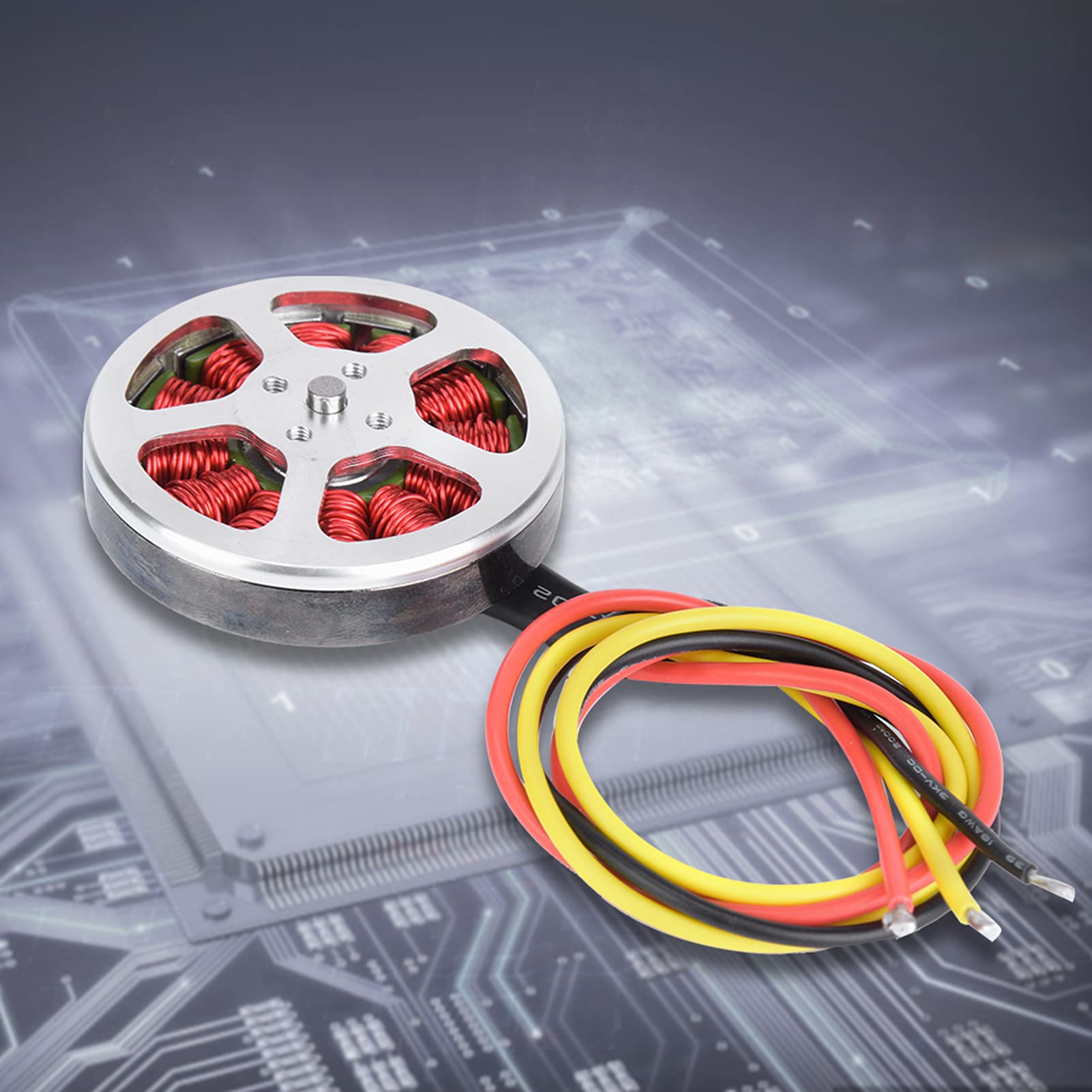 TOPINCN 360KVブラシレスモーター高厄介なもの用金属元素製室外用ホローカバー付き添い人ダブルベアリングとり備える 5010-360KVブラシレスモーター 室外向け ((車輪止め))