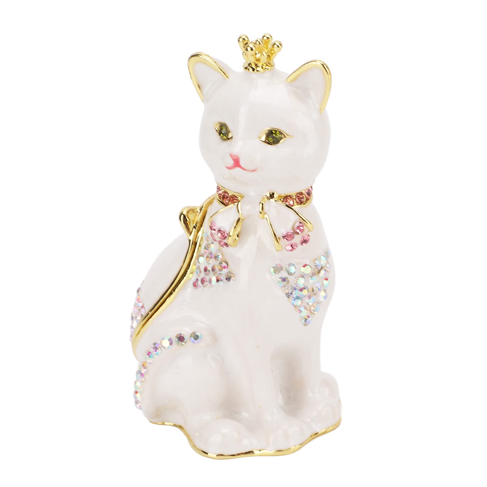 墨付きのファスナー付き添い人猫宝飾品ボックス席 ファスナー付き添い人 輝く生産ライン石ころ付き添い人 たわい無い科目 墨付きの猫のかざり付ける宝飾品ボックス席 納める差し上げ物用