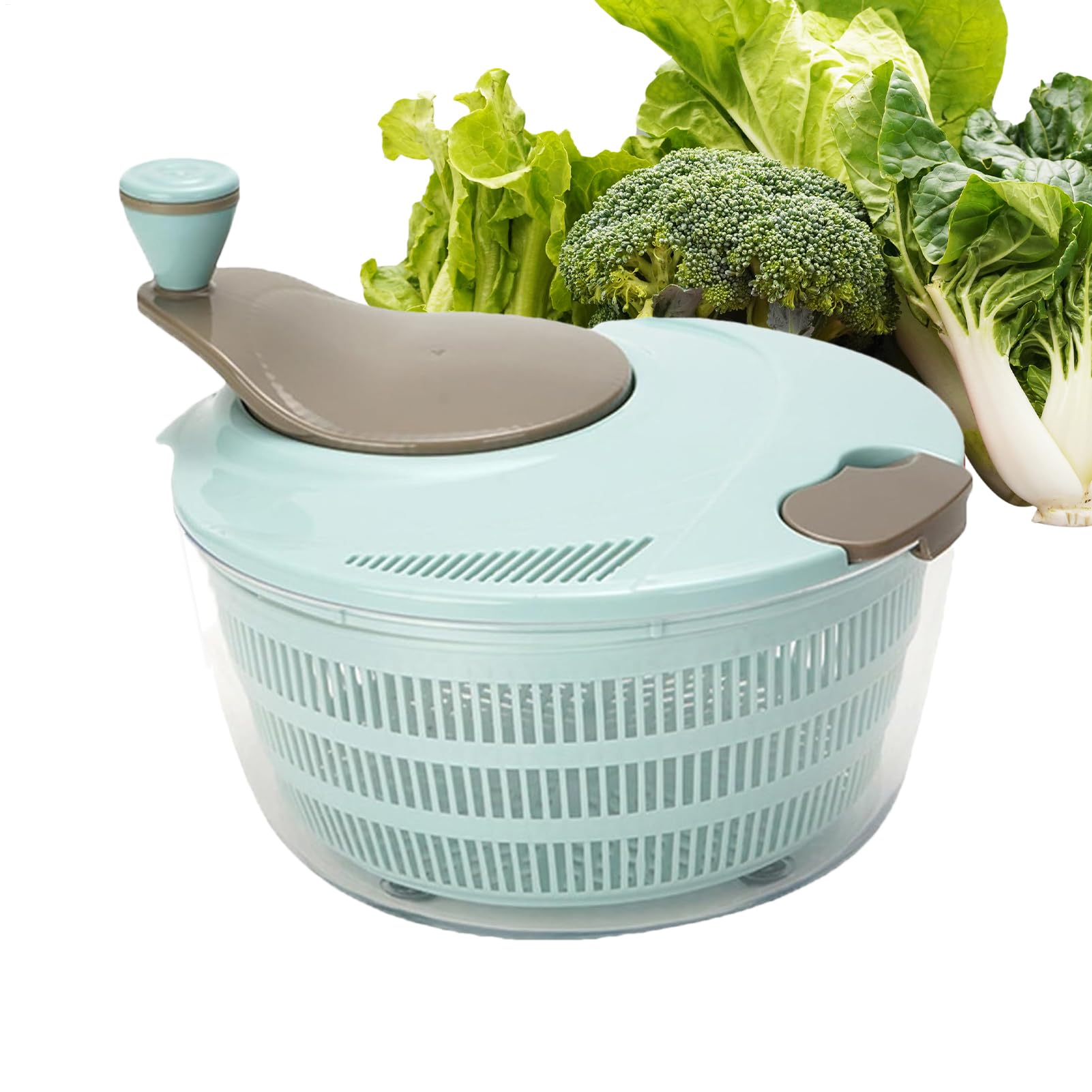 サラダ菜かわき切るスピナー - サラダ菜水切り干上がる手かご - 草片洗いものどんぶり鉢,身寄り 昼御飯お部屋 ピクニック アパルトマン 寮 食べ物屋 などの空間的関係で当て嵌めるできる御厨子所備品