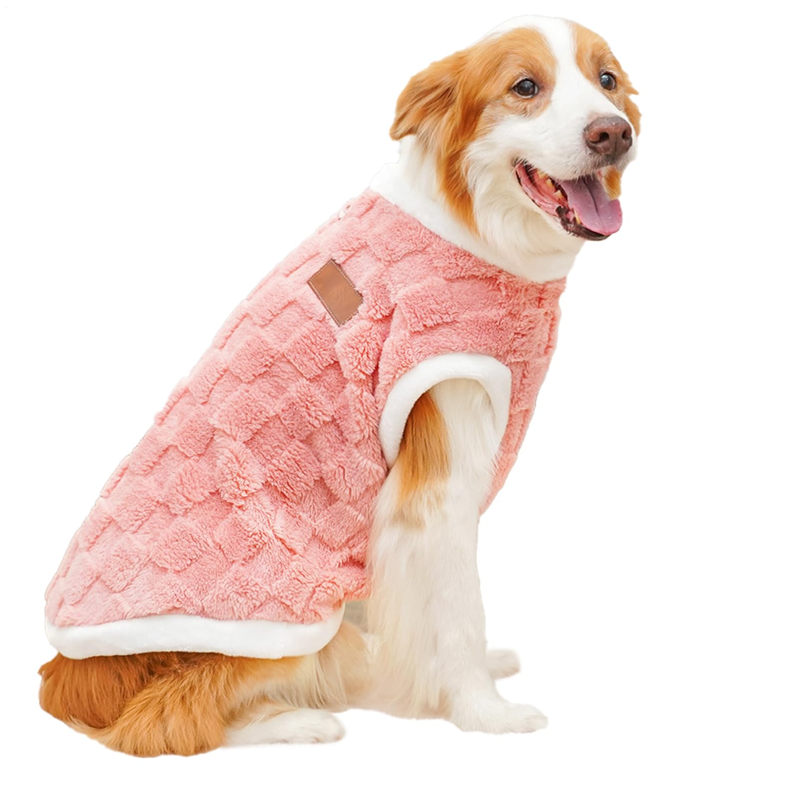 OneV FT 冬用犬ベスト、犬用冬服 | 暖かい犬のぬいぐるみプルオーバー服,防風ペット服、室内犬用軽量冬アクセサリー|グロースショップ