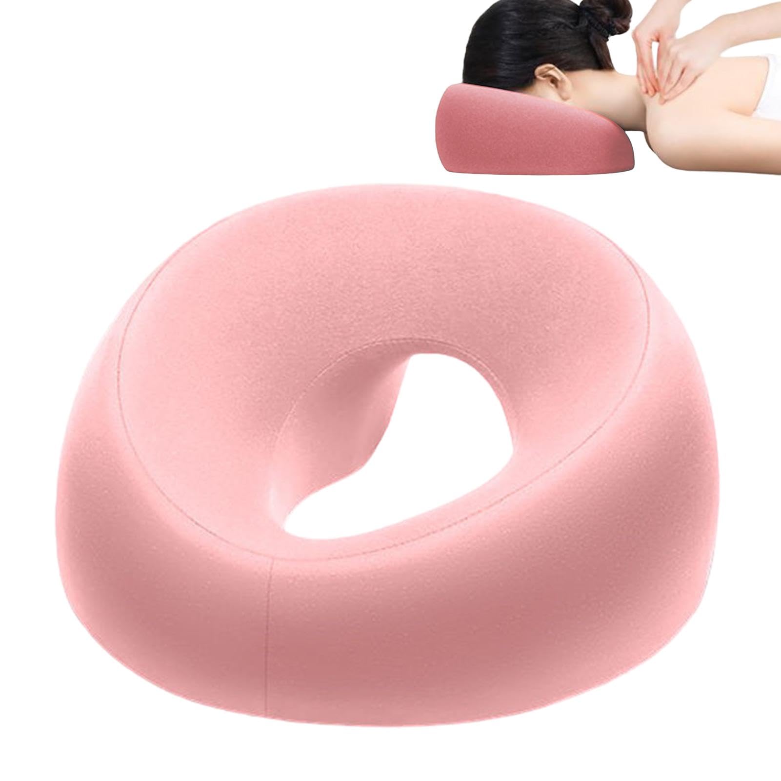 顔枕 揉み療治枕 ドーナツ枕 人間の顔つや消し 揉み療治枕 寝枕 首枕 座布団 多役立つこと 揉み療治枕 顔枕 整体枕 エステマクラ 寝枕 首枕 座布団 ネックピロー うつぶせ うつ伏せ 顔 額 首 マクラ 枕 26x6x13糎