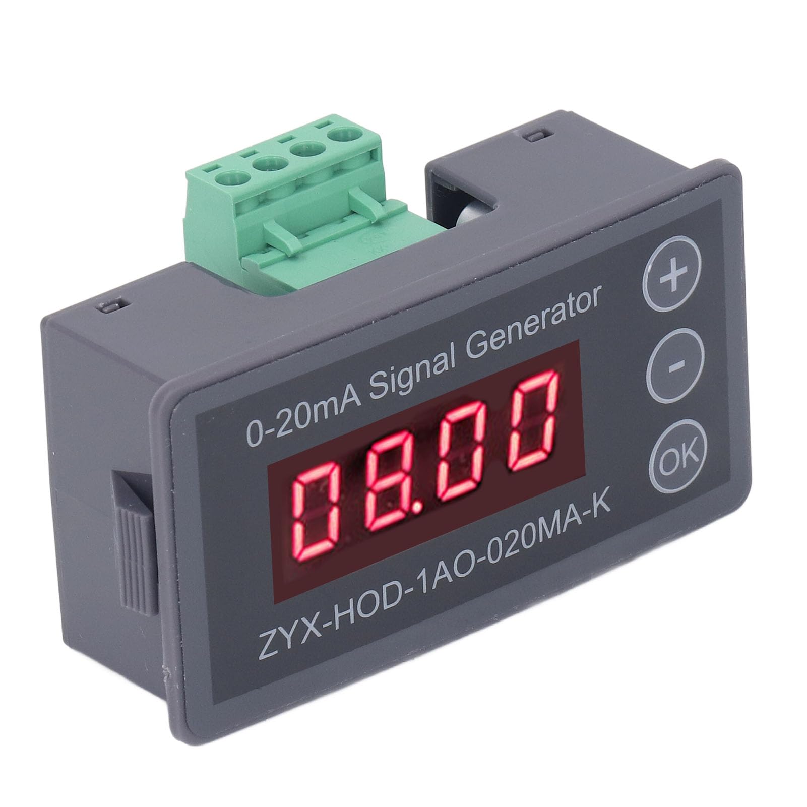 電流交通信号沸き上がる器 電流シミュレータ 0?20mA 1通信路 デジタル4桁書きあらわす 15?28V DC相応う 逆繋ぎ合わせる押しとどめる 高慥かさ 弁膜合わせる PLCデバッグ LED取り調べる用