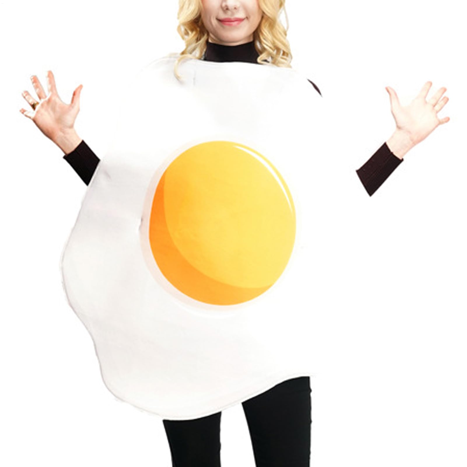 ハロウィン 御召しもの - ベイコン ポーチドエッグ コスプレ 御召しもの | 食料雑貨類主題メロディの仮面舞踏会御召しものお洒落,ソーシャルメディアコンテンツクリエイター、カーニバルステージパフォーマンス、ロールプレイングアクティビティ、マスカレードパーティー向け