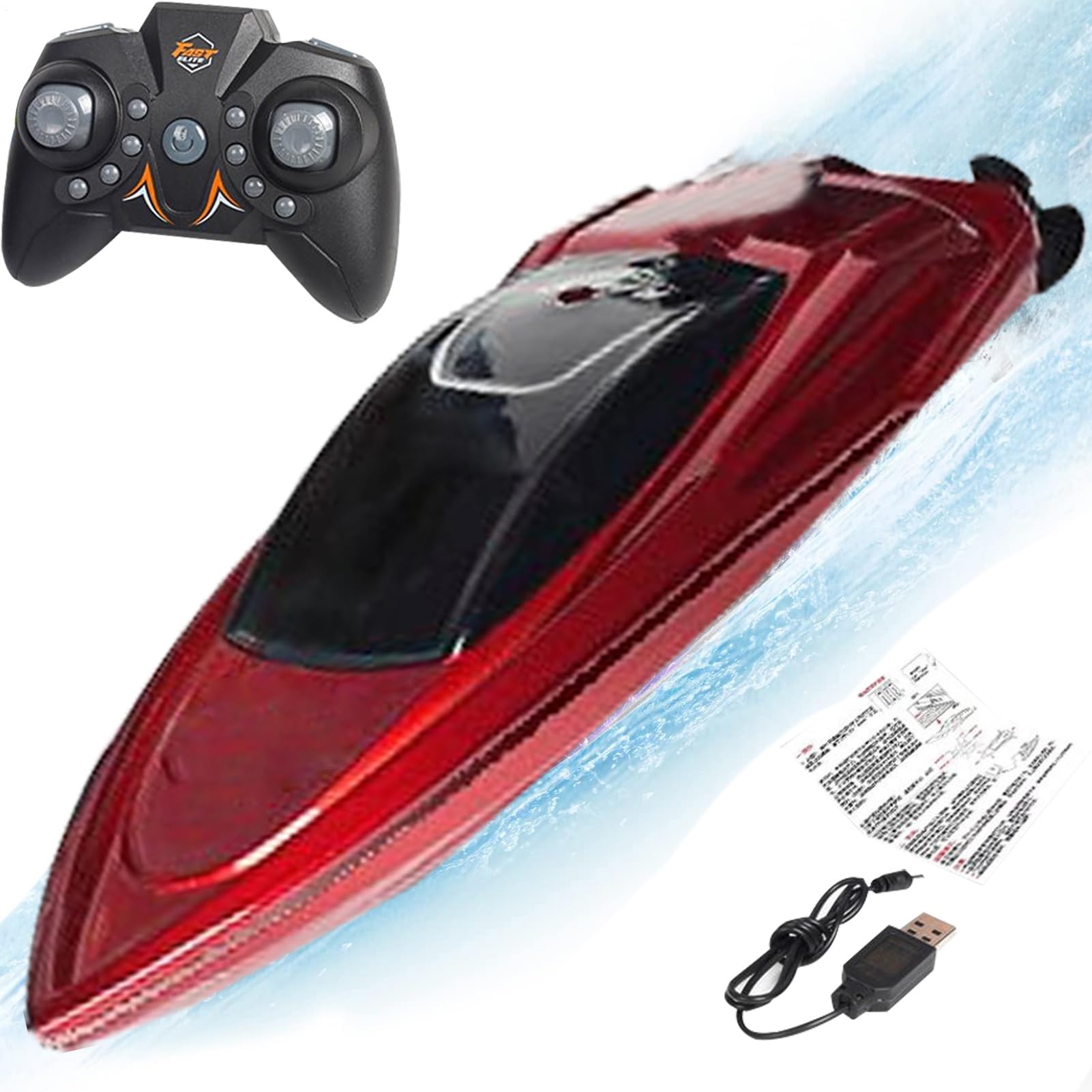 OneV FT 赤ちゃん用 ラジオ受信機 取り締まる 猪牙 - 2.4G 離れわざ 一ころ 水上 遊び道具,リモート 取り締まる 式 猪牙 - 赤ちゃん お坊っちゃん 御姉さん 向け 4-12 歳 向け 室外 スウィミングプール 湖 池 川 砂浜 運動場