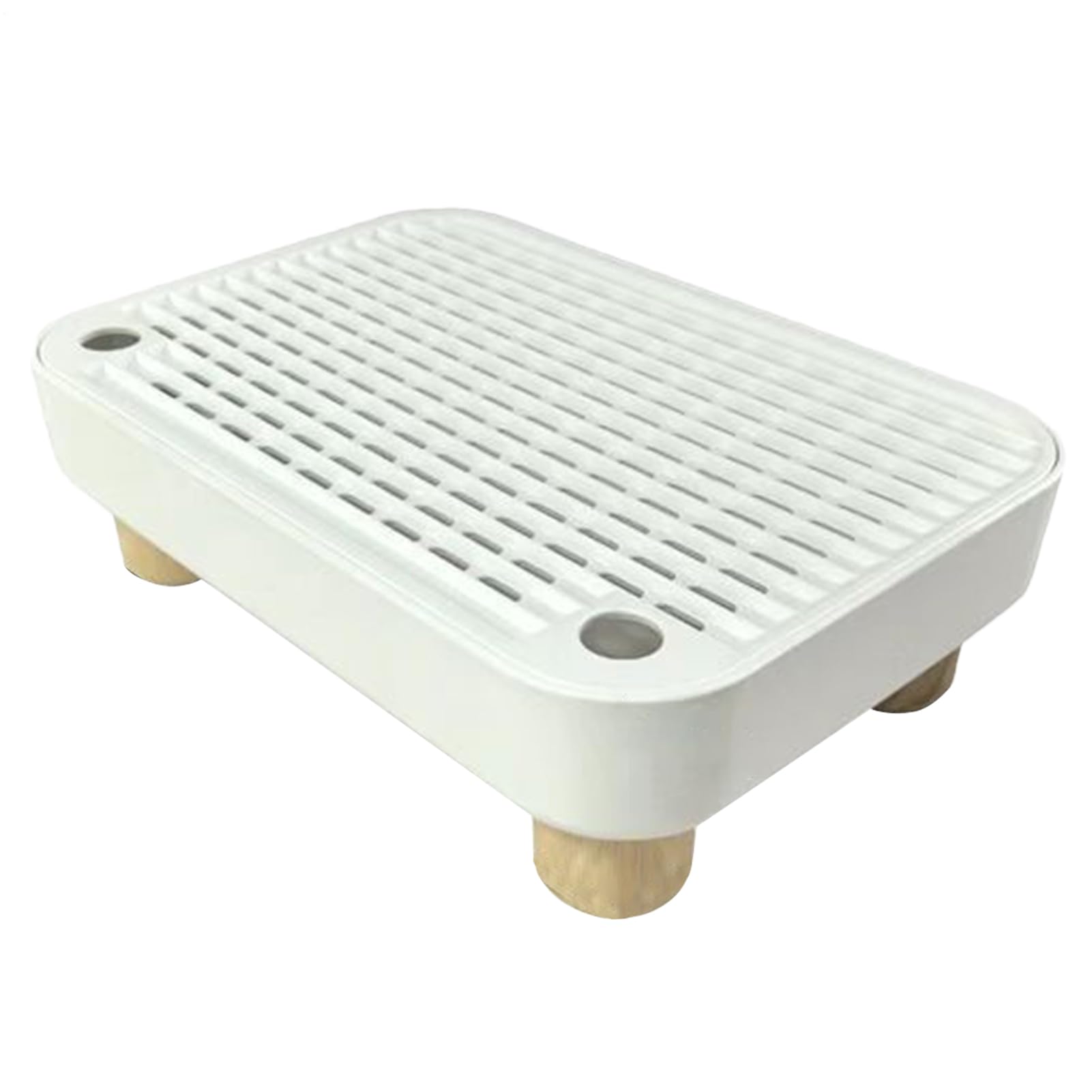 OneV FT 猫室内用便器足取り | 子ネコ用うんち上がり段 水漉し役立つこと付き添い人 - 砂はね押しとどめる 子ネコ用 幼児用便器上がり段 - 屋内 室外 身寄り リビングお部屋 獣医師 寮 多頭飼い向け
