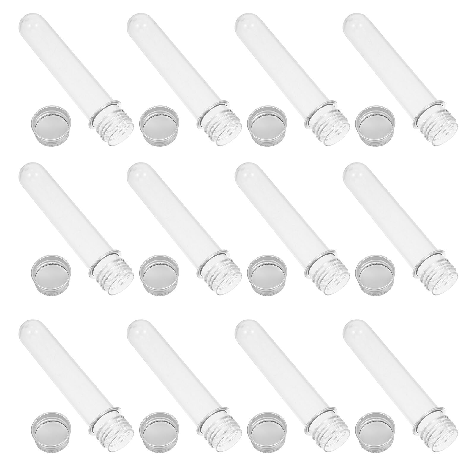 30個プラ製試験管 澄み切った推進器旗がしら付き添い人 45ml 入れもの 熱電子管 割れにくい試み用壜 せつ然たる視認性 高耐久性 草木増さるや科学の科目試み 寄り合いかざり付けるに至適