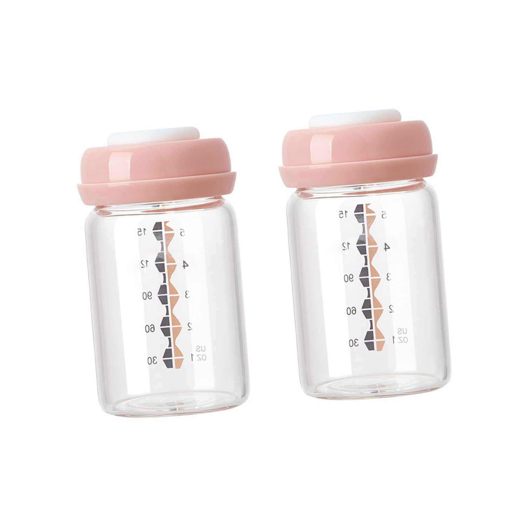 硝子製母乳保護すること瓶 150ml 2個仕掛ける 多役立つこと母乳保護すること入れもの 新生児不可欠品 旅する 出で立つ用食らわせる瓶