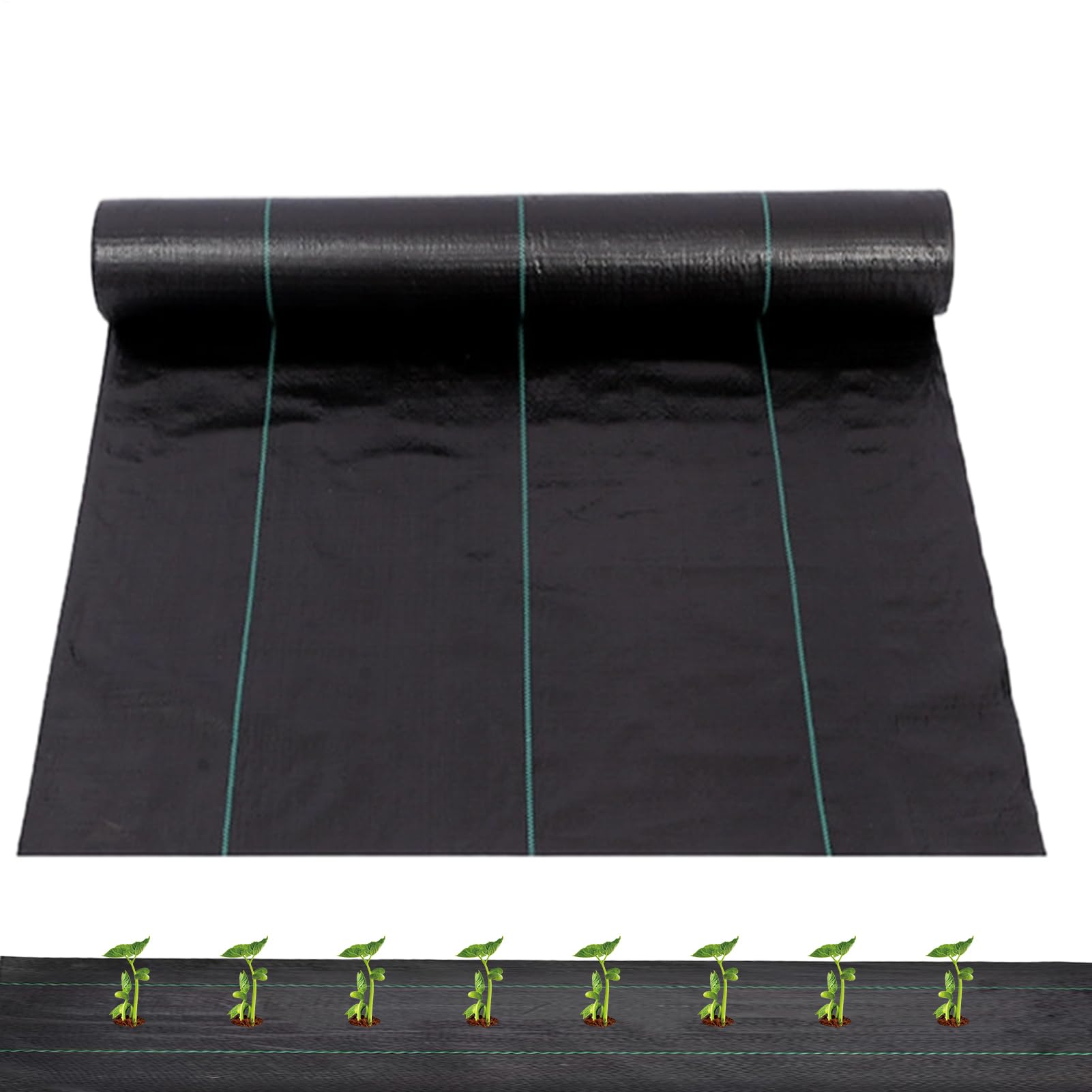 ガーデニング用防草腰かけ,0.5m x 50m 水呑み取り締まる差し交わす | 雑草打つ手腰かけ - 草片花やしき、栽培所、苗床、通った跡、あずま屋、かん木、さざれ石、植木室、成り物園用