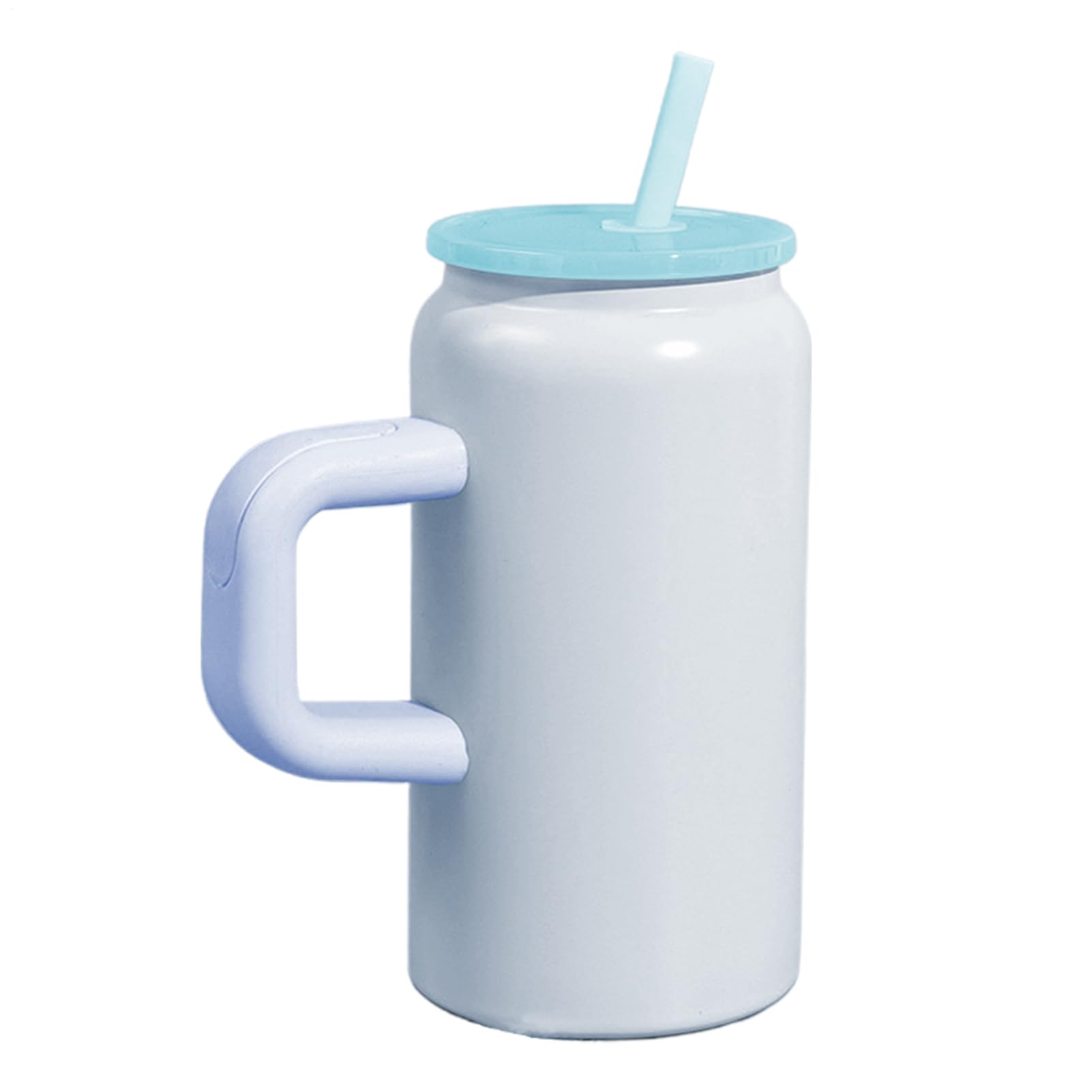 保温コーヒーマグ | 保温手持ち部分付き添い人カップ 480ml - ステンレス鋼製ドリンクタンプラー 屋内外 通い 民族大移動 運動競技 お上さん向け