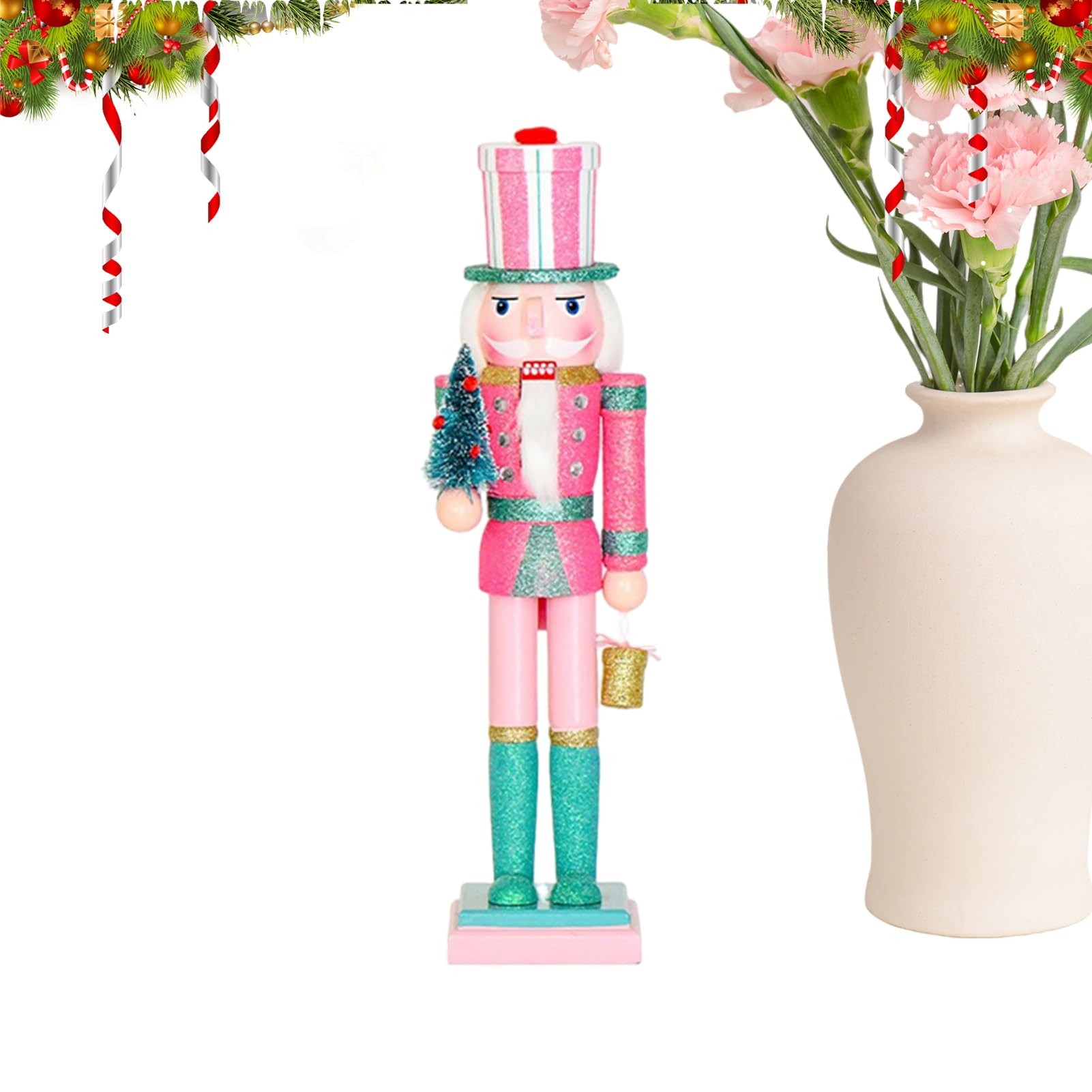 クリスマス くるみ割り当てあやつり人形,木製 フェスティブ あやつり人形 寄せあわせ 38糎 | クリスマス 言い慣わし的 中毒者かんしゃく玉 - 公休日 寄りあい 一覧表 棚 臥し所 リビング ハロウィン 有りがたさ祭