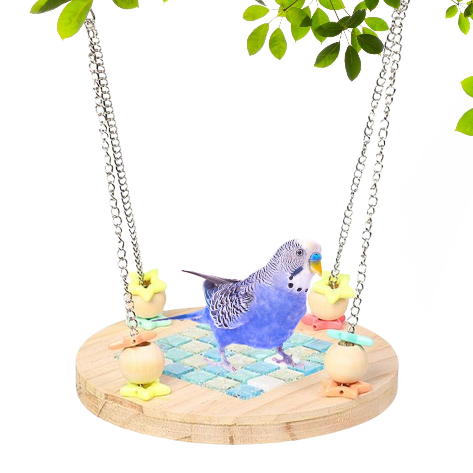 オウム真理教ハンモック | 保冷パッド付き添い人 インコ ハンモック,取りはずし能力のある 律動的な調子寝台 手あそび 鳥かご 付属物 登る 休む 遊ぶ 運動すること用 バッジー 名取り草インコ オカメインコ カナリア