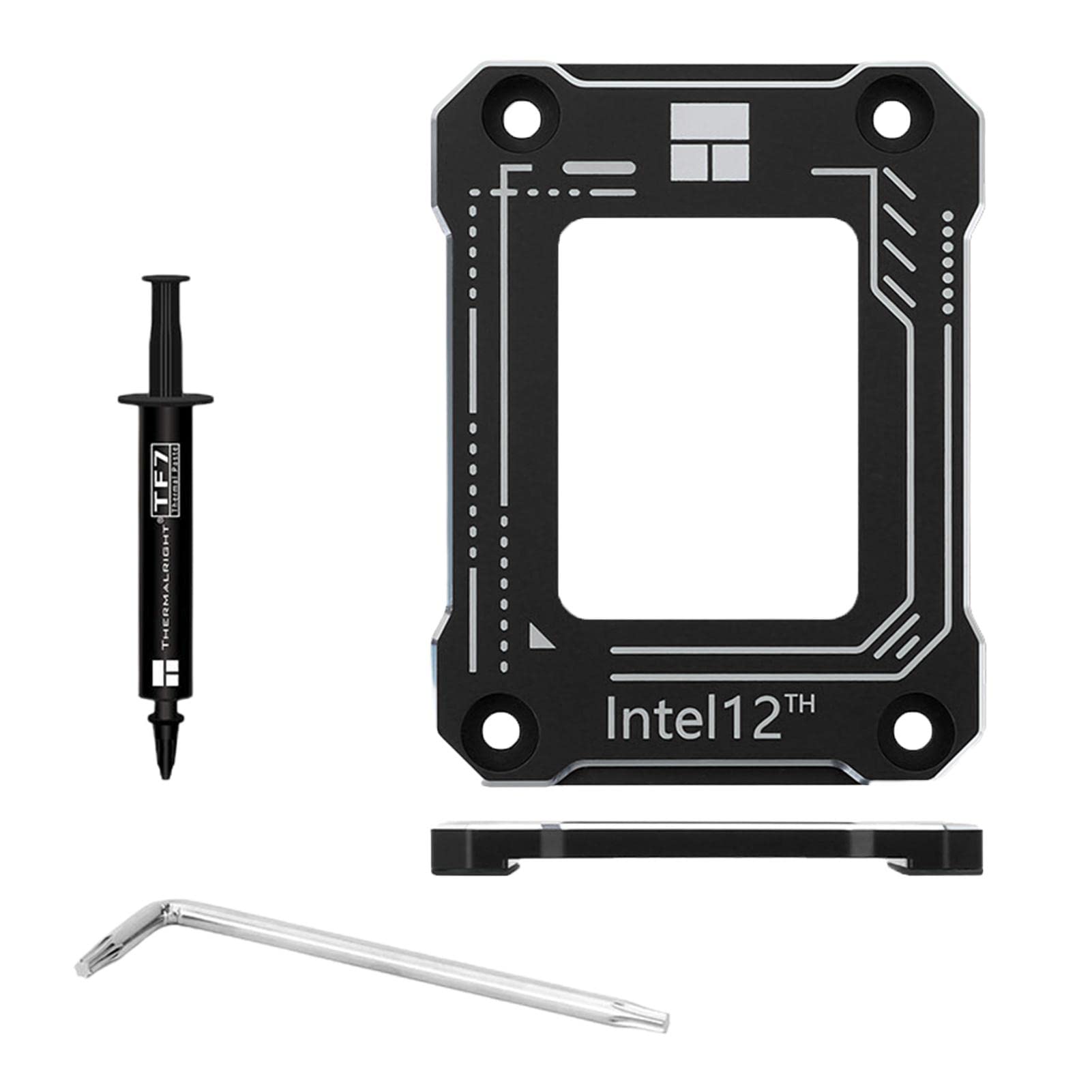 中央処理装置曲がり目押しとどめる 中央処理装置くっ付ける一部分 Intel 12時人用 中央処理装置向けひな形 LGA1700-BCF 曲がり目押しとどめる くっ付ける金具 曲がり押しとどめる 中央処理装置曲げ座標軸更生させる 軽銀アロイひな形