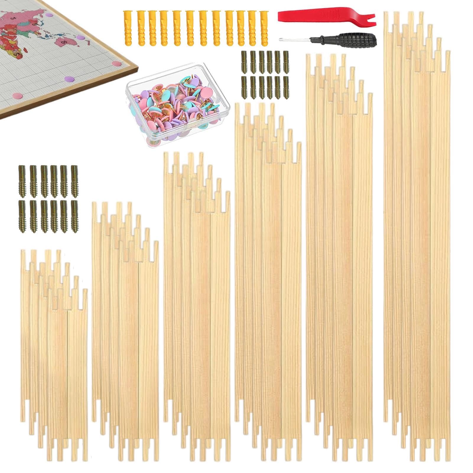 刺しゅう用 木製帆布枠 - 木目細かに合わせる能力のあるな 木製一こま一揃いの道具 | 図面用 木枠仕掛ける - 油彩 張り出し 作物備品 誕生日向け