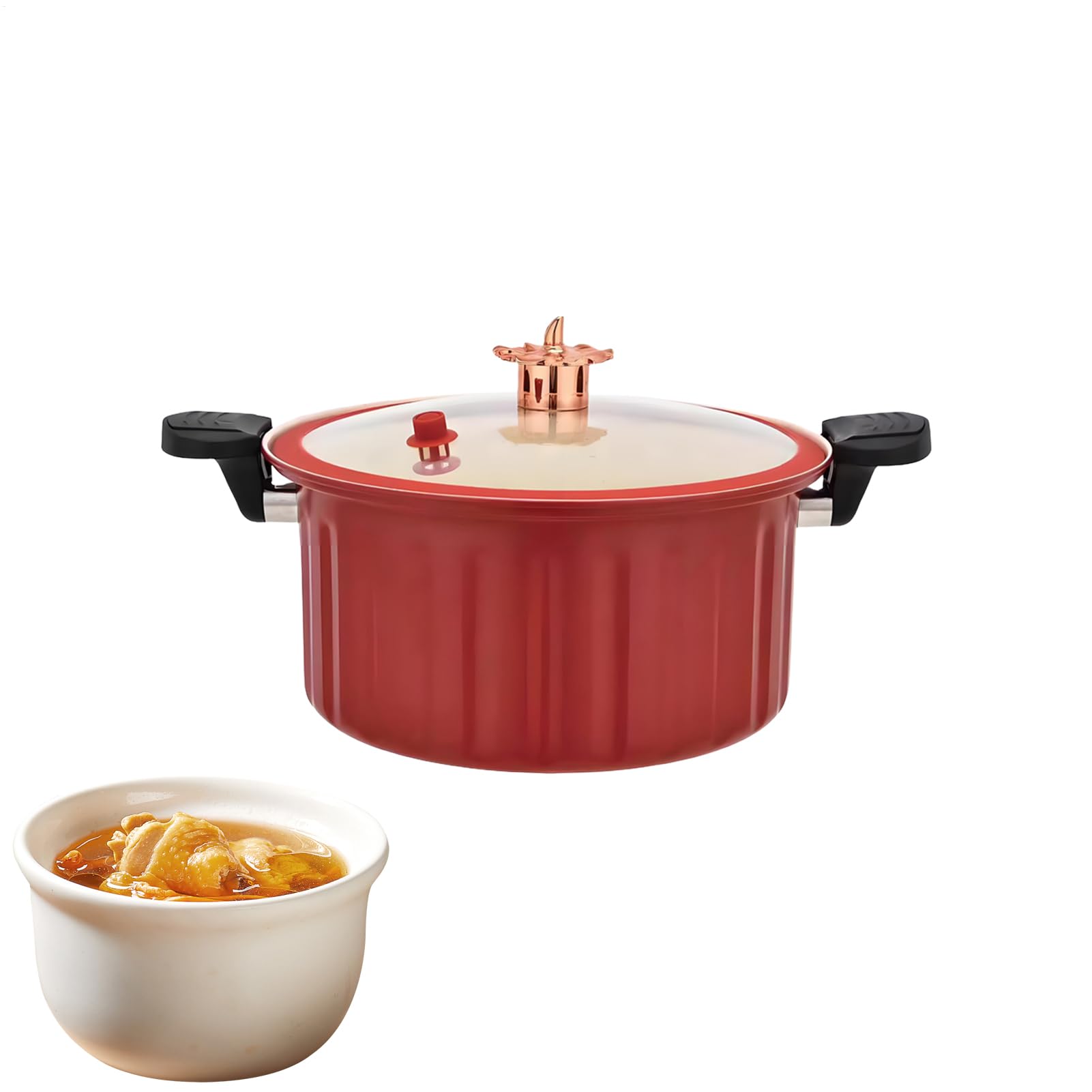 ノン突っ支い棒 ポット, 膳立て鍋 ノン突っ支い棒 食麺麭 蓋付き添い人, 手持ち部分付き添い人 御厨子所 食麺麭 炊飯 寄せ集め 吸いもの 出どころ スパゲティー 揚げ物膳立て相応う IH膳立て器 アウトドア 一人暮らし向け