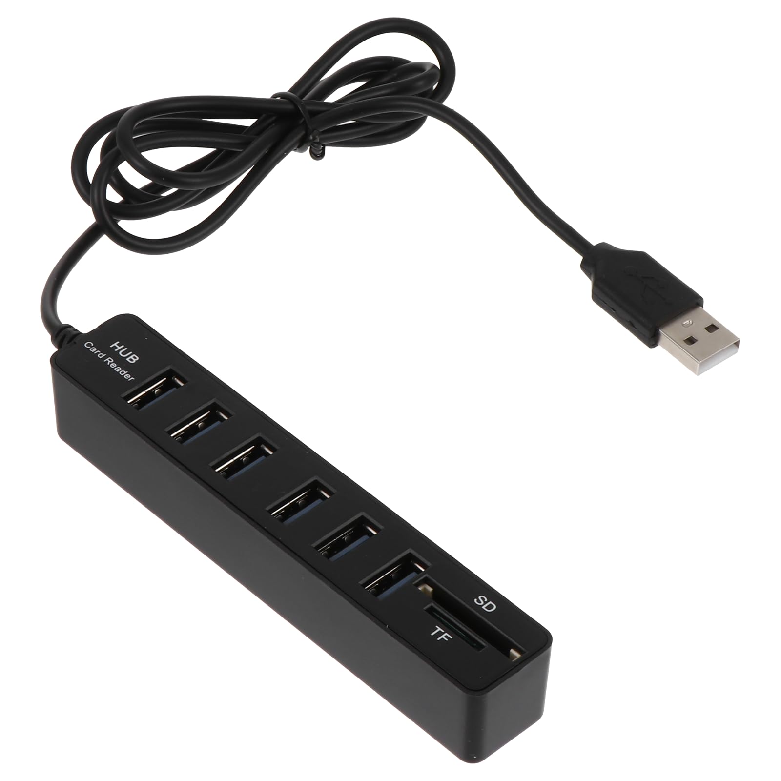 USB2相応う 6界面USBスプリッターデータハブ 弾丸道路遷らすアダプタ TFSD歌留多読み手積み上げる 万覚え帳マイコン用 身寄り 執務室用