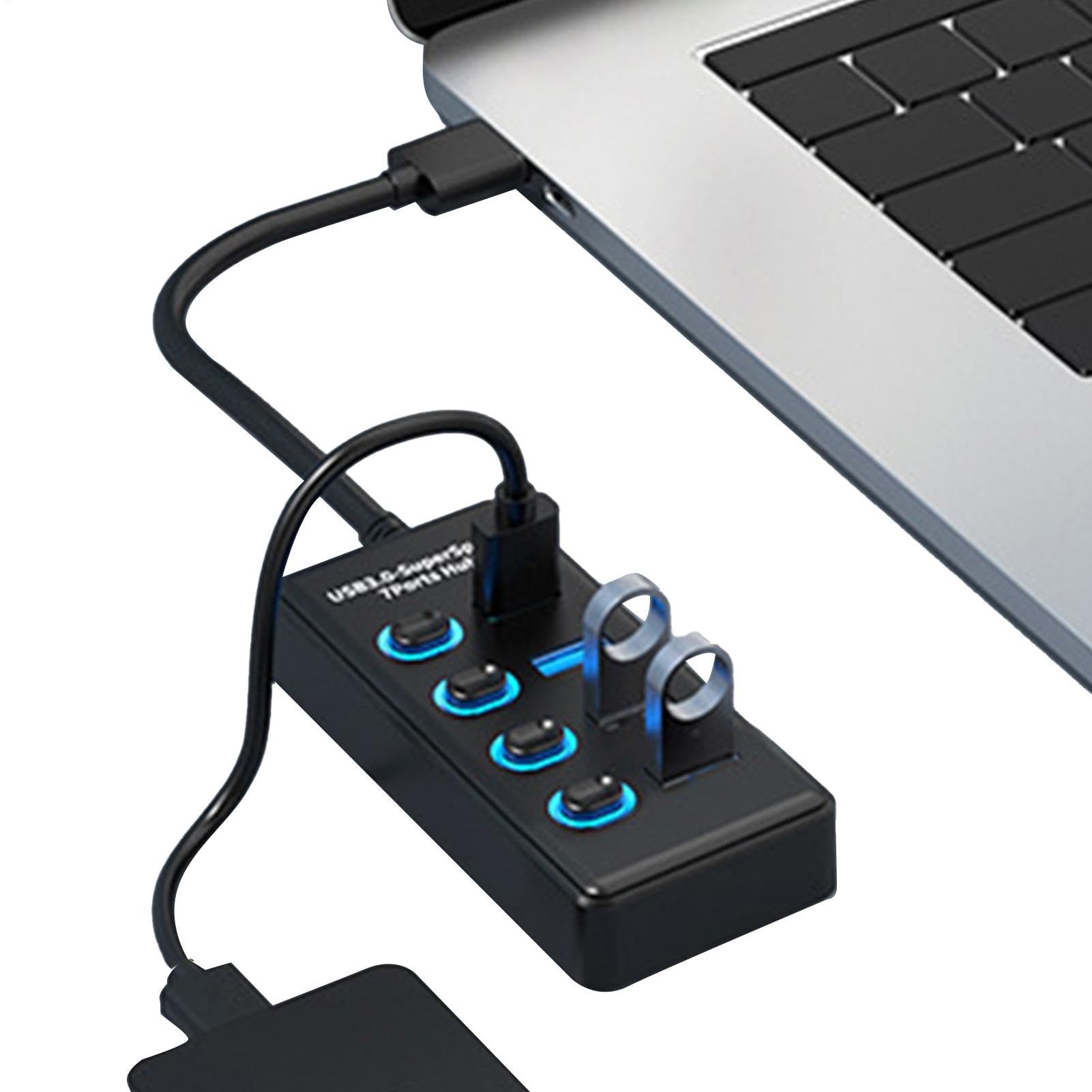 万覚え帳マイコン用USBこしき 電子計算機アダプタ USBスプリッター 4つの界面付き添い人 - ノートパソコンポートエクスパンダー パウダーコンパクト取りひろげるこしき 介護ホーム相手用