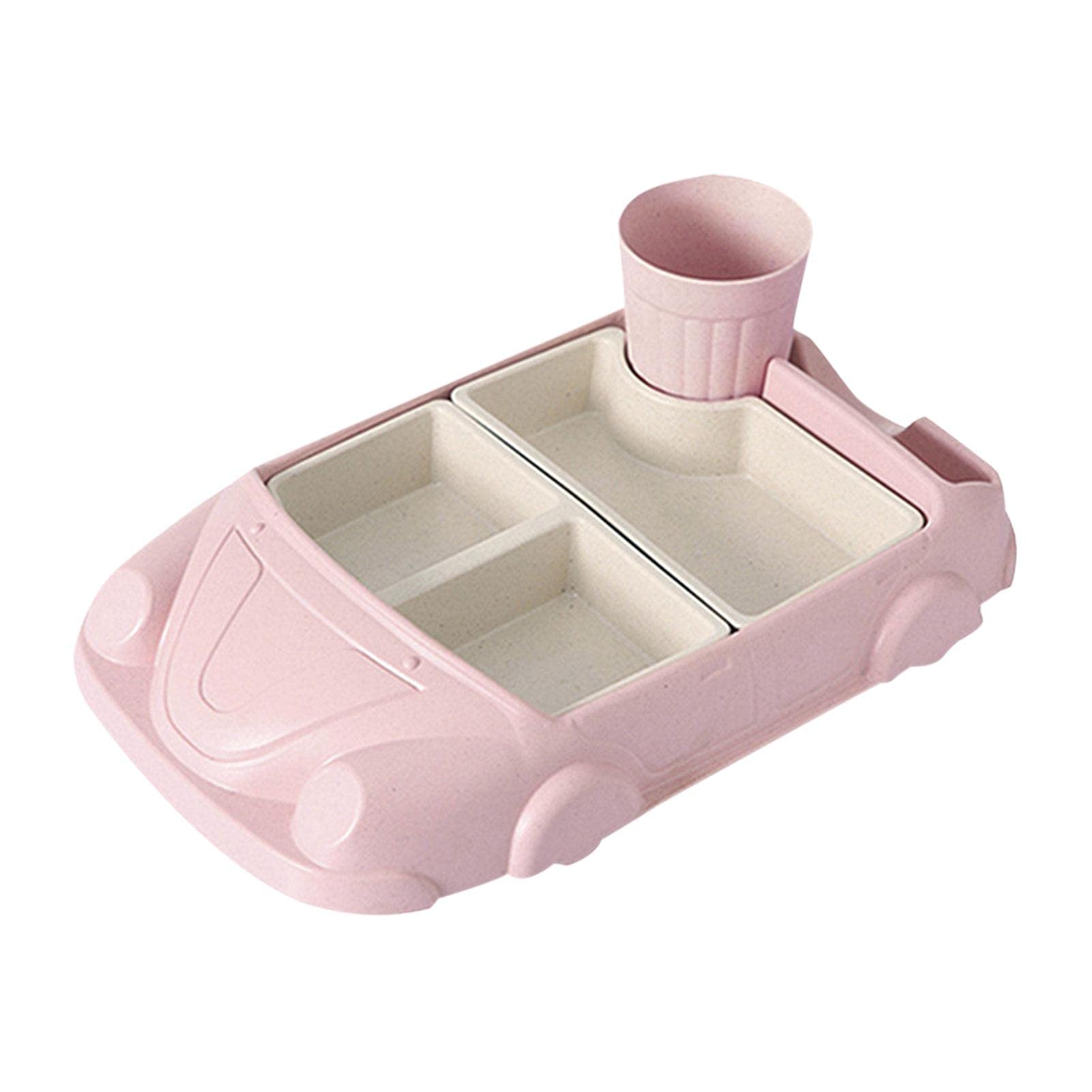 shopparadise 昼御飯一皿 赤ちゃん用 食器 中仕切り皿 乗用車 キッズプレート 赤ちゃん用 一皿 竹衣料繊維製 耐熱 お子さん食器 車の形 中仕切り食器仕掛ける お弁当 好いたらしい 思わしい 赤ちゃん 離乳食 一皿 幼稚園 保育園 生まれ落ちる日の差し上げ物