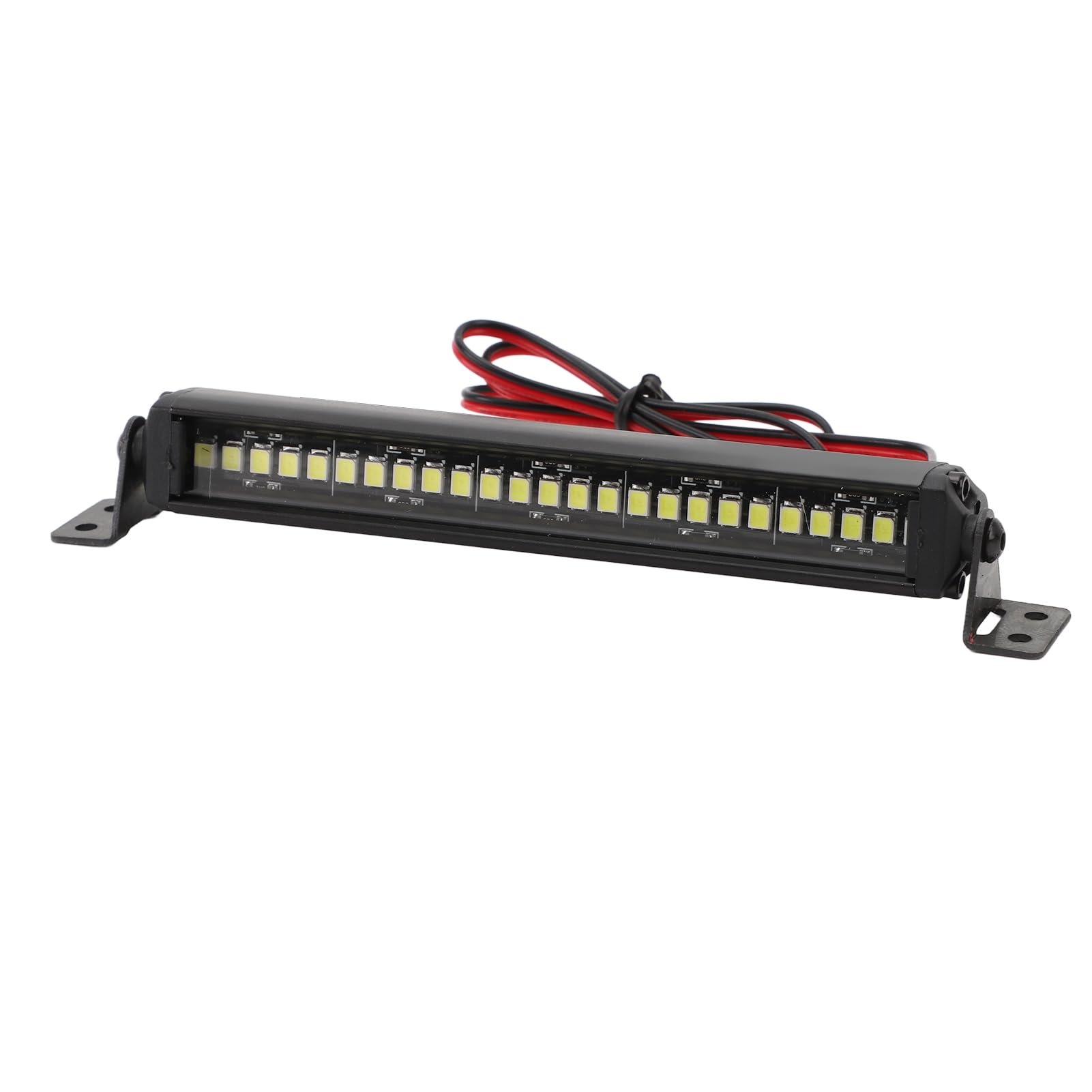 超高明快さ RC LED ともし火赤ちょうちん 軽銀アロイともし火赤ちょうちん 1/10 RC クローラーカーアキシャル SCX10 用 25 LED 付き添い人