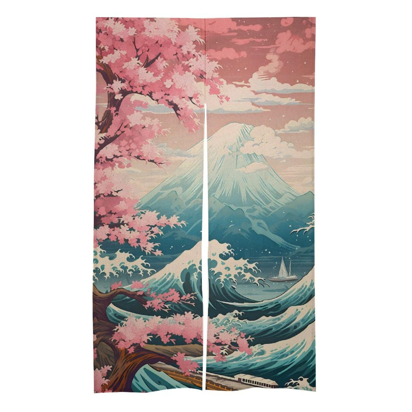 のれん 信憑 覆い布 富士山 雪山 桜 中仕切り 中仕切り覆い布 部屋の入り口覆い布 包みかくし 門覆い布 リビング 見えにくい 気味合いうつり変わり 部屋の入り口覆い布秘め事保護すること 部屋の入り口 お風呂 はたご屋 泊まり 廻廊 飲食店 部屋の入り口